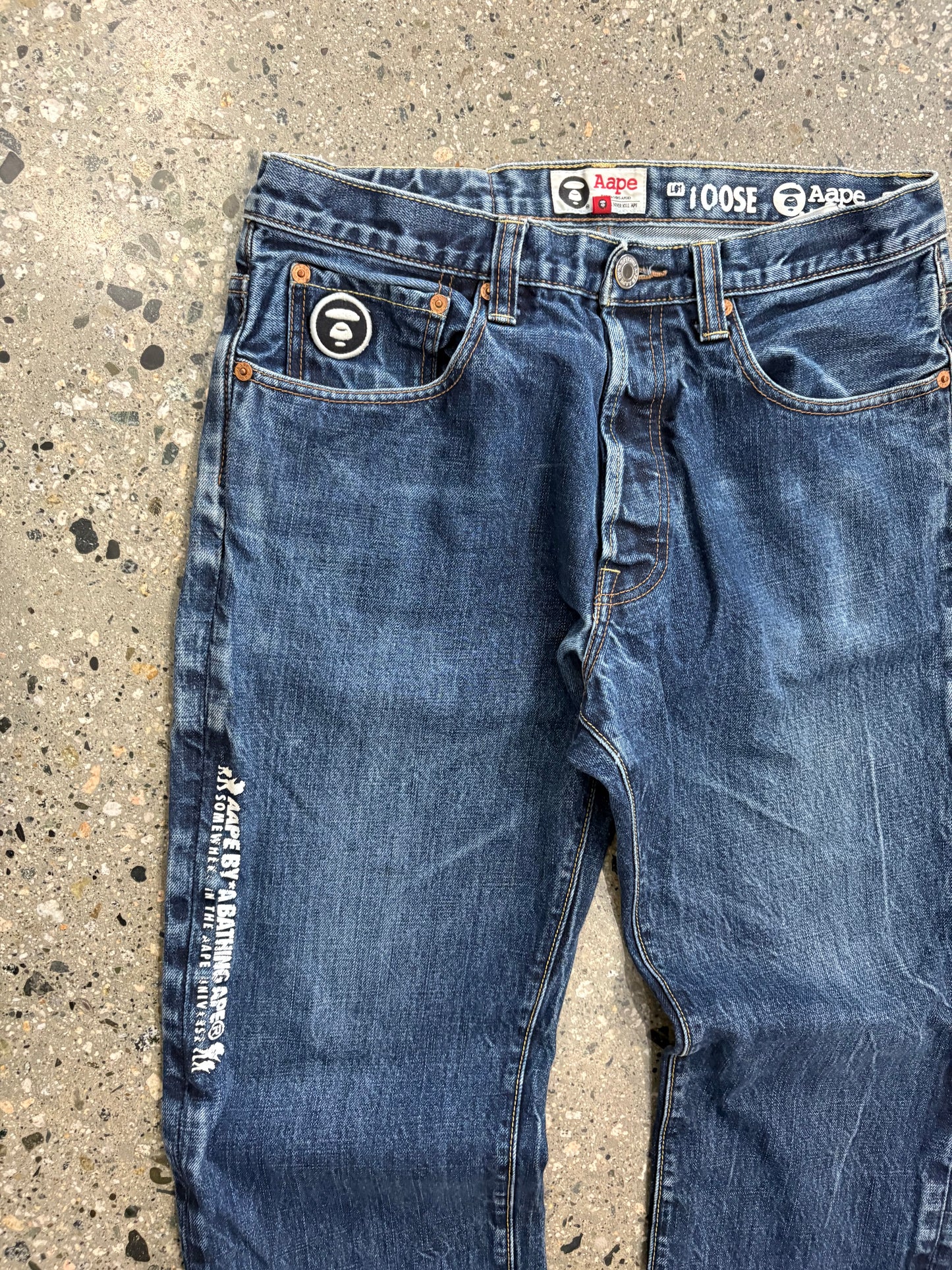 30” AAPE Jeans