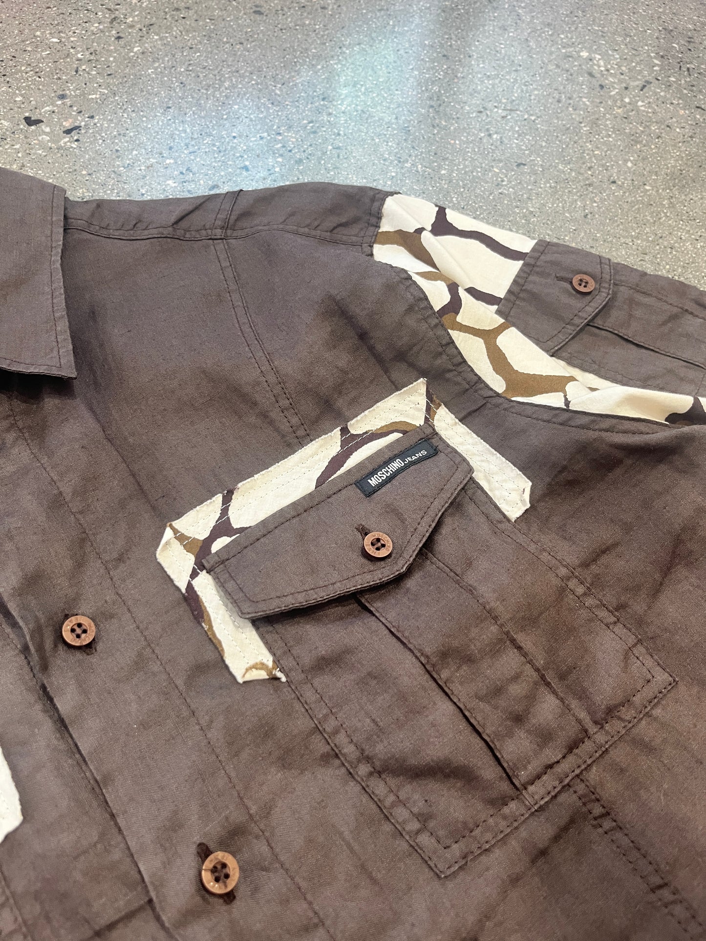 (XL) Moschino Western Button Up
