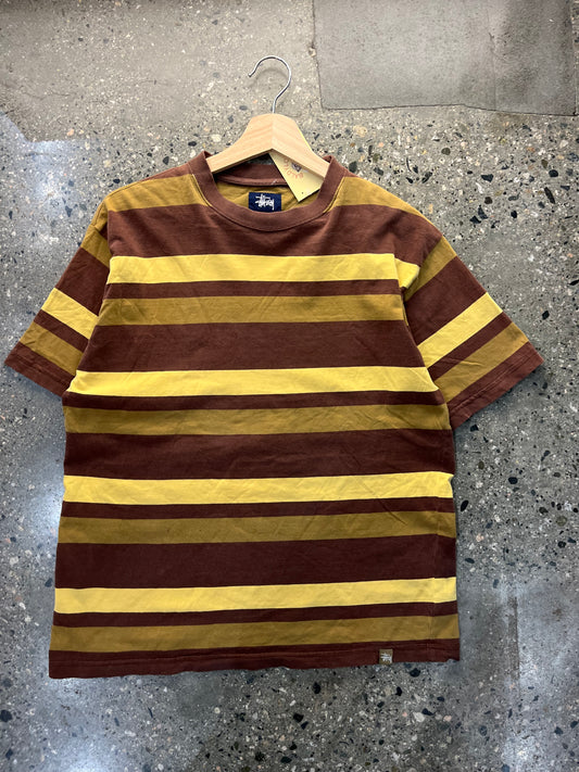 (M/L) 90s Stussy Stripe Tee