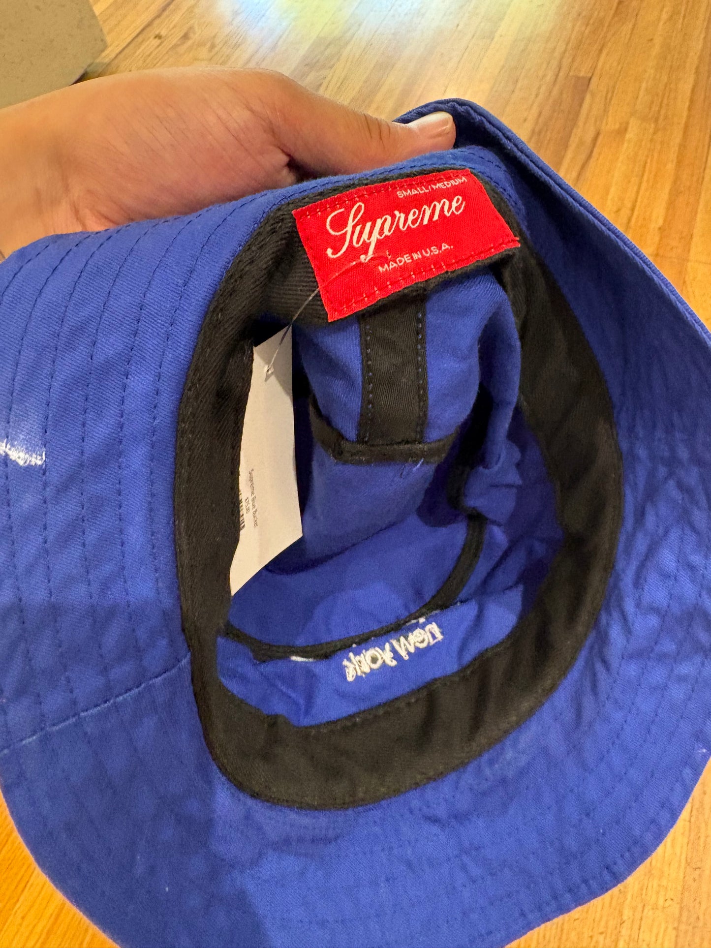 (S/M) Supreme Blue Bucket