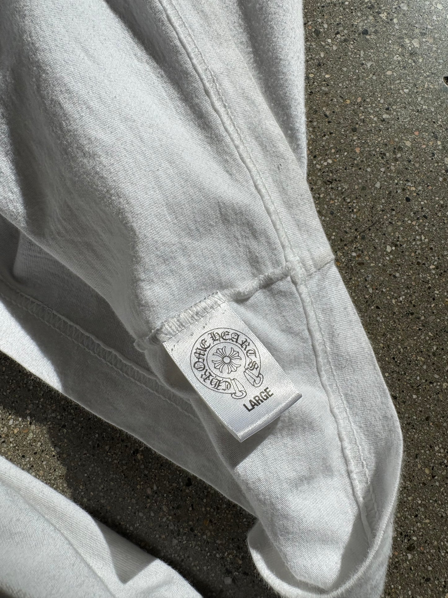(L) 2000s Chrome Hearts LS White