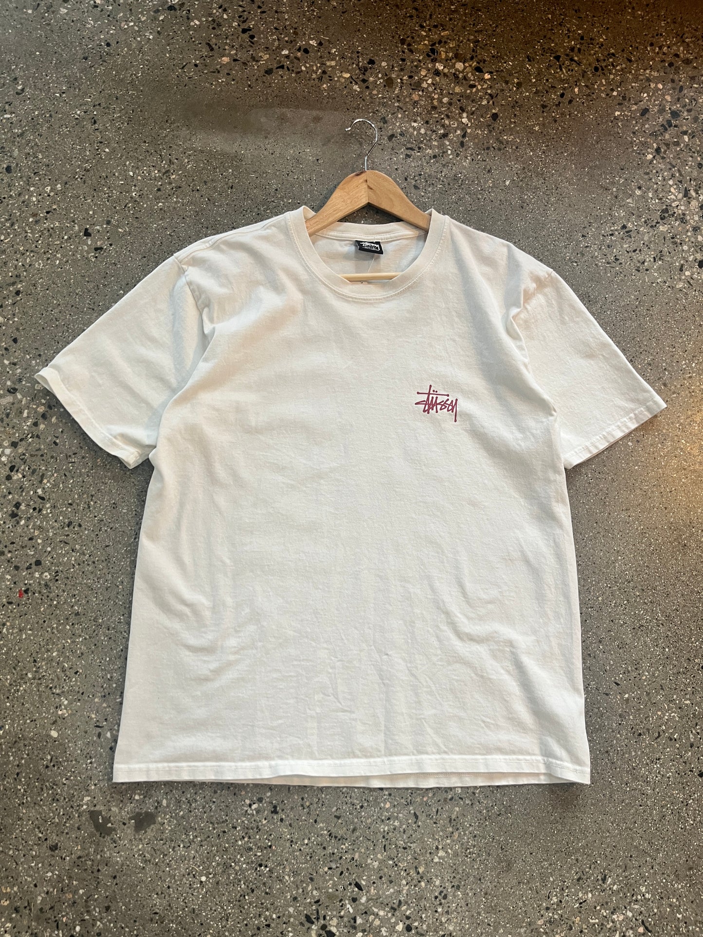 (L) Stussy “S” Tee