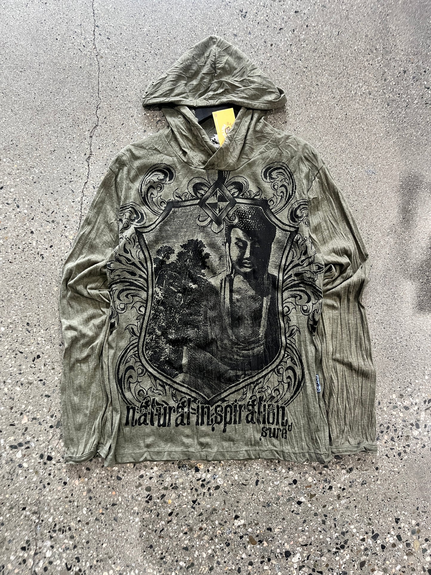 (M) SUTP Y2K Green Light Hoodie