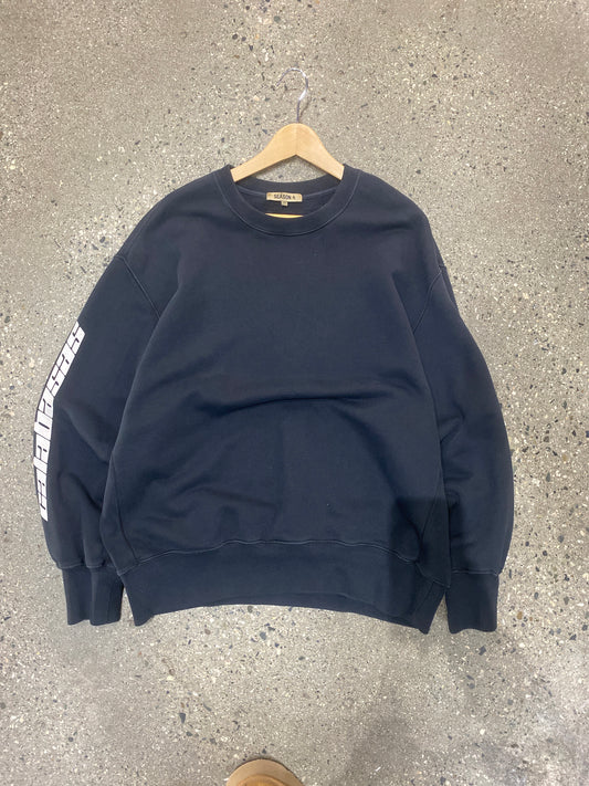 (L/XL) Yzy Season 4 Calabasas Thick Crewneck