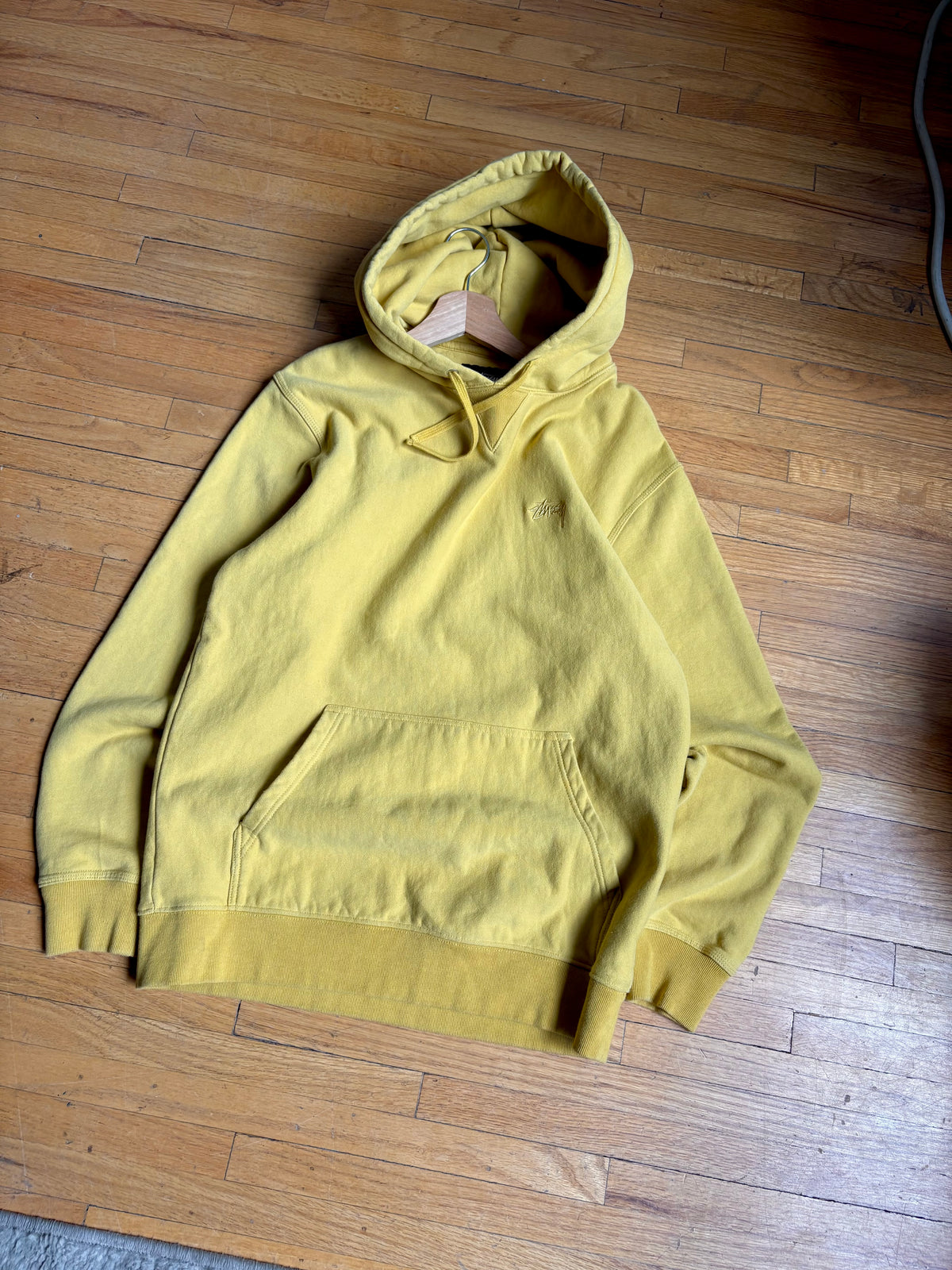 Yellow Tonal Stussy Hoodie