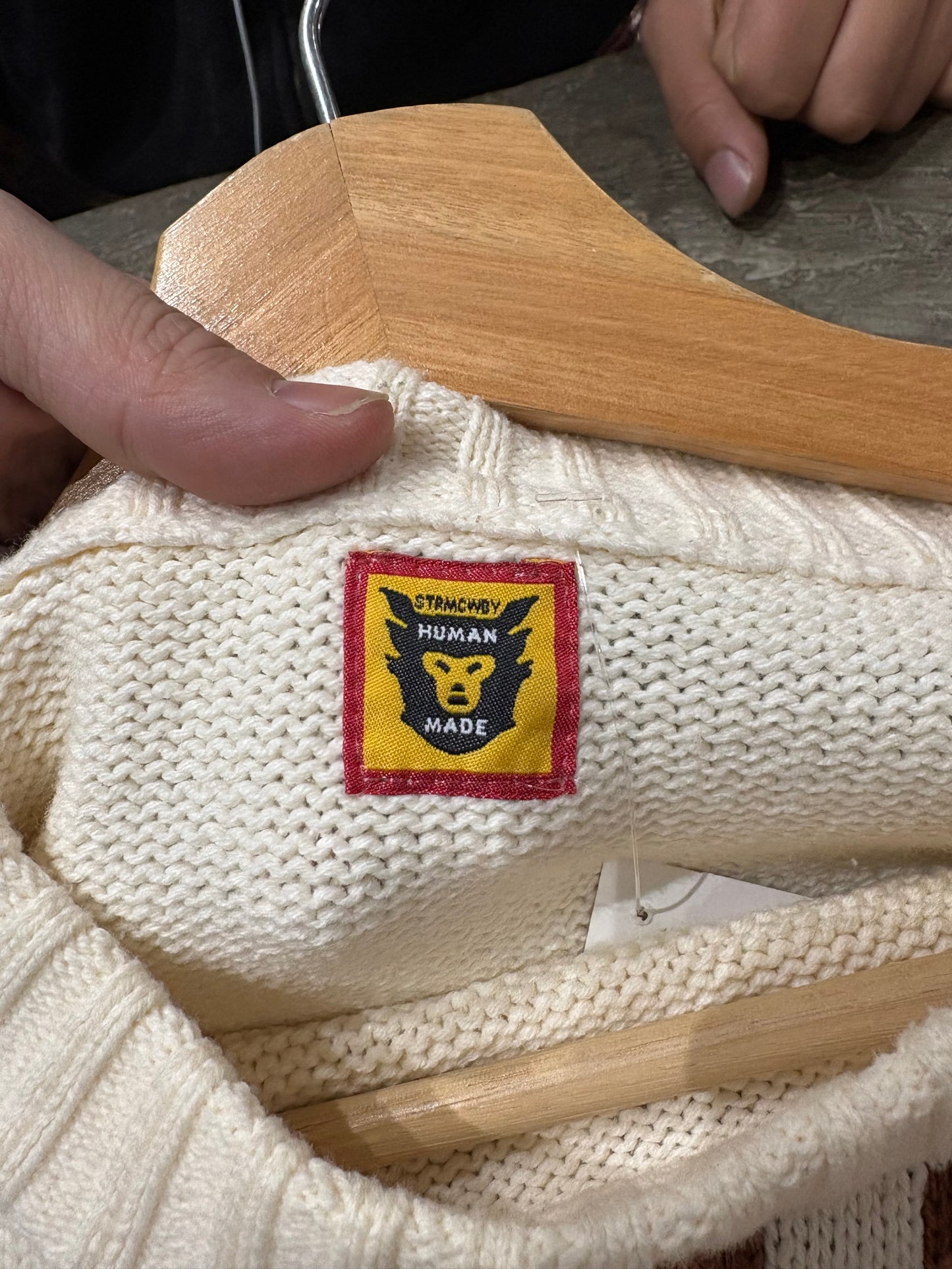 (M/L) Human Made Raglan Knit Sweater