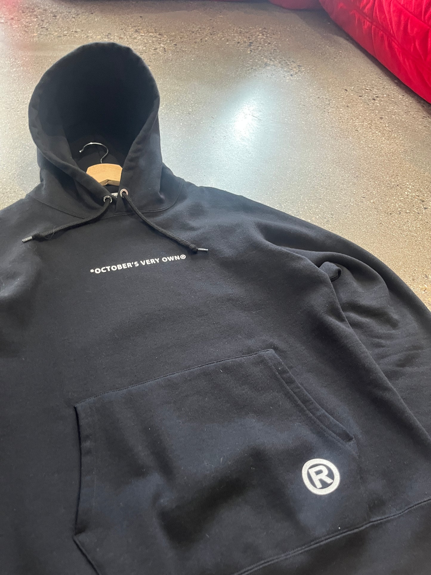 (L) Bape x OVO Doublesided Black Hoodie