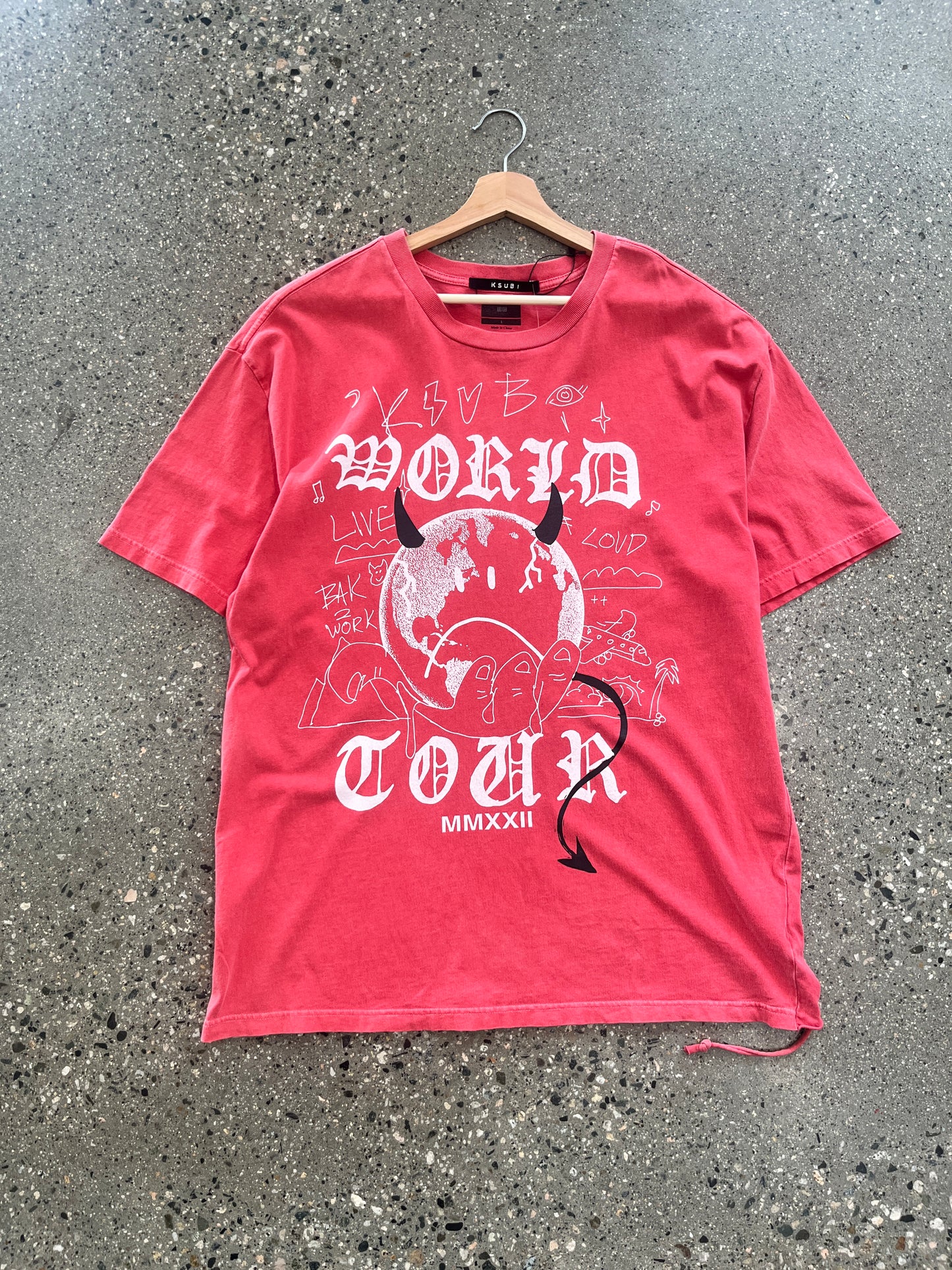 (L) Ksubi Devil Biggie T-Shirt