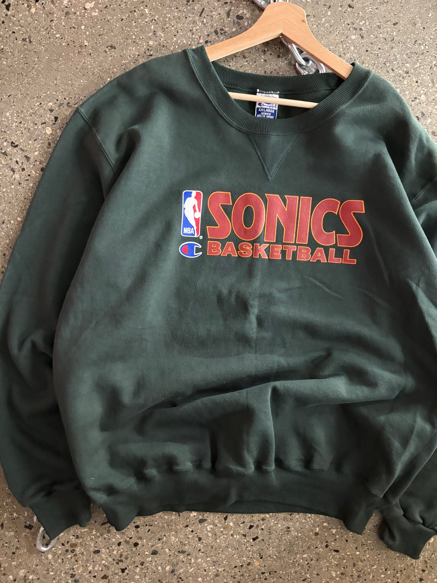 Vintage Deadstock Champion Seattle SuperSonics Crewneck