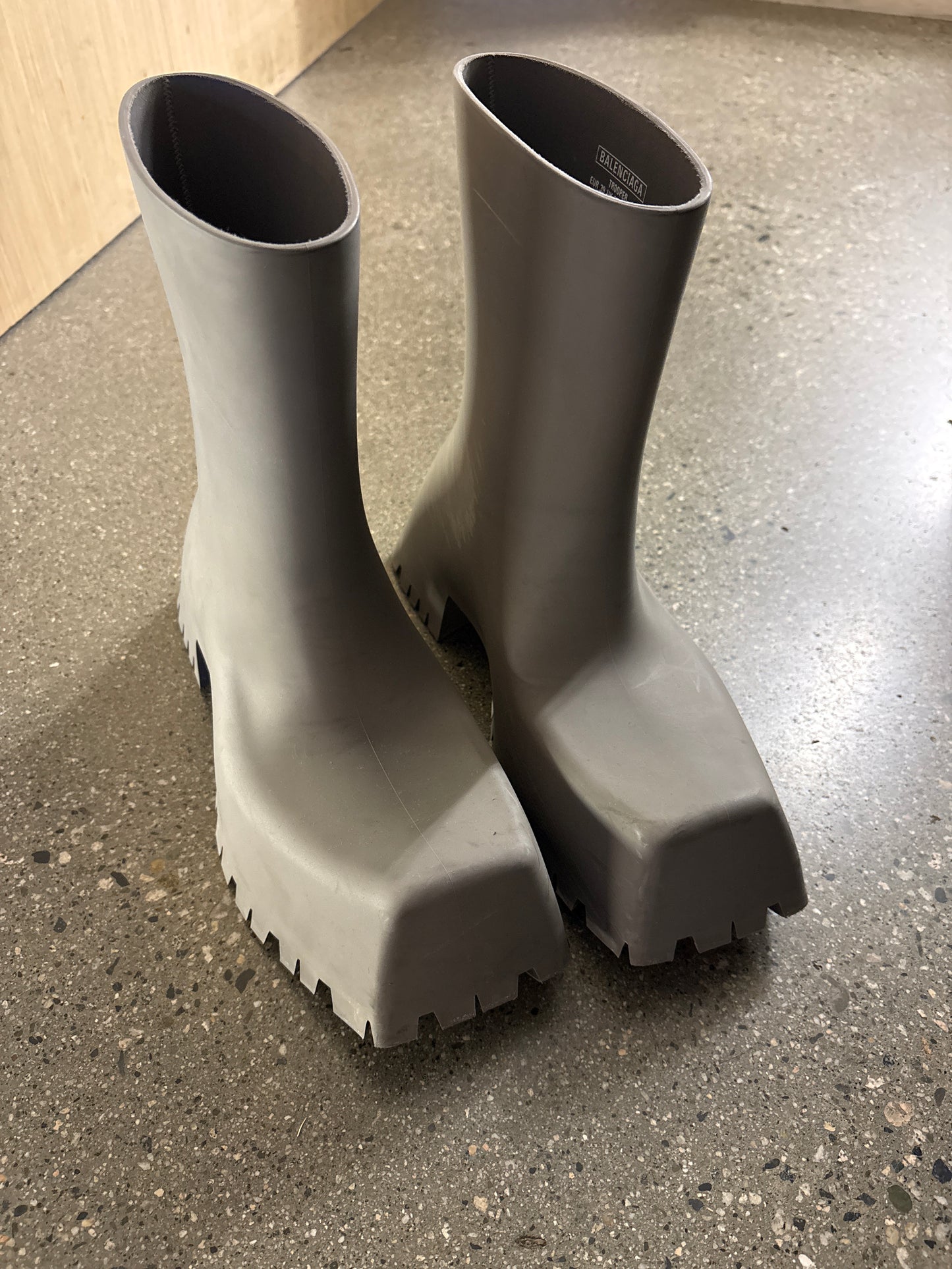 Balenciaga Trooper Grey Boot