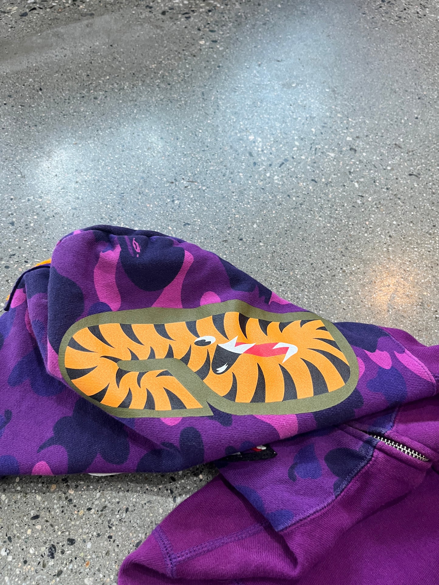 (Womens S) Bape Shark Full Zip Purple