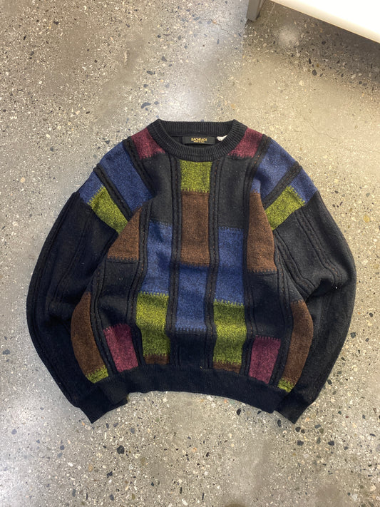 (S) Bachrach Italian Textured Knit