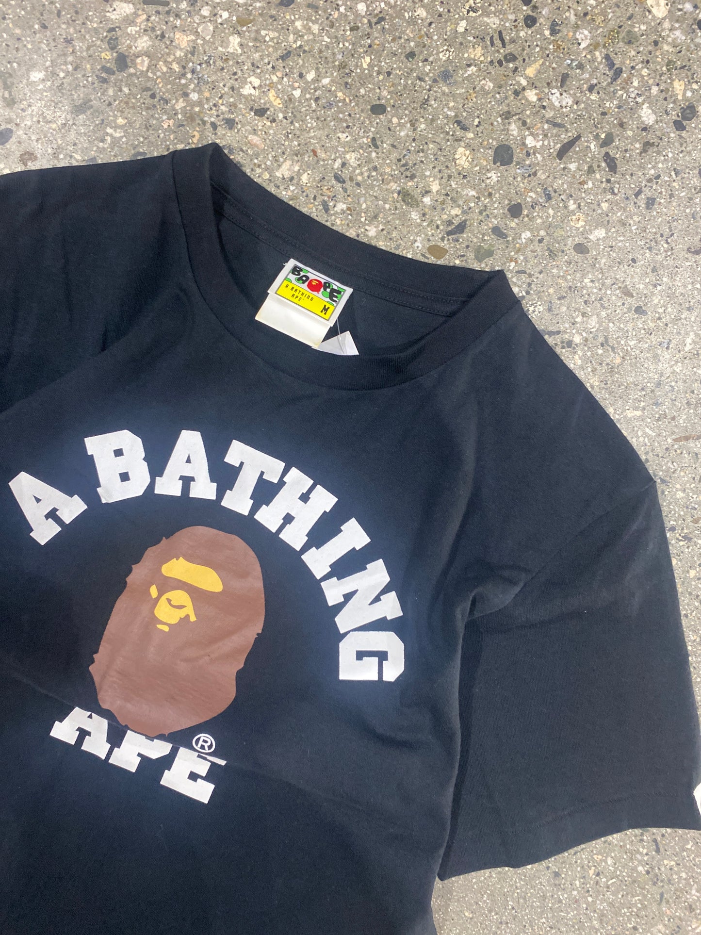 (M) Bape Black Tee