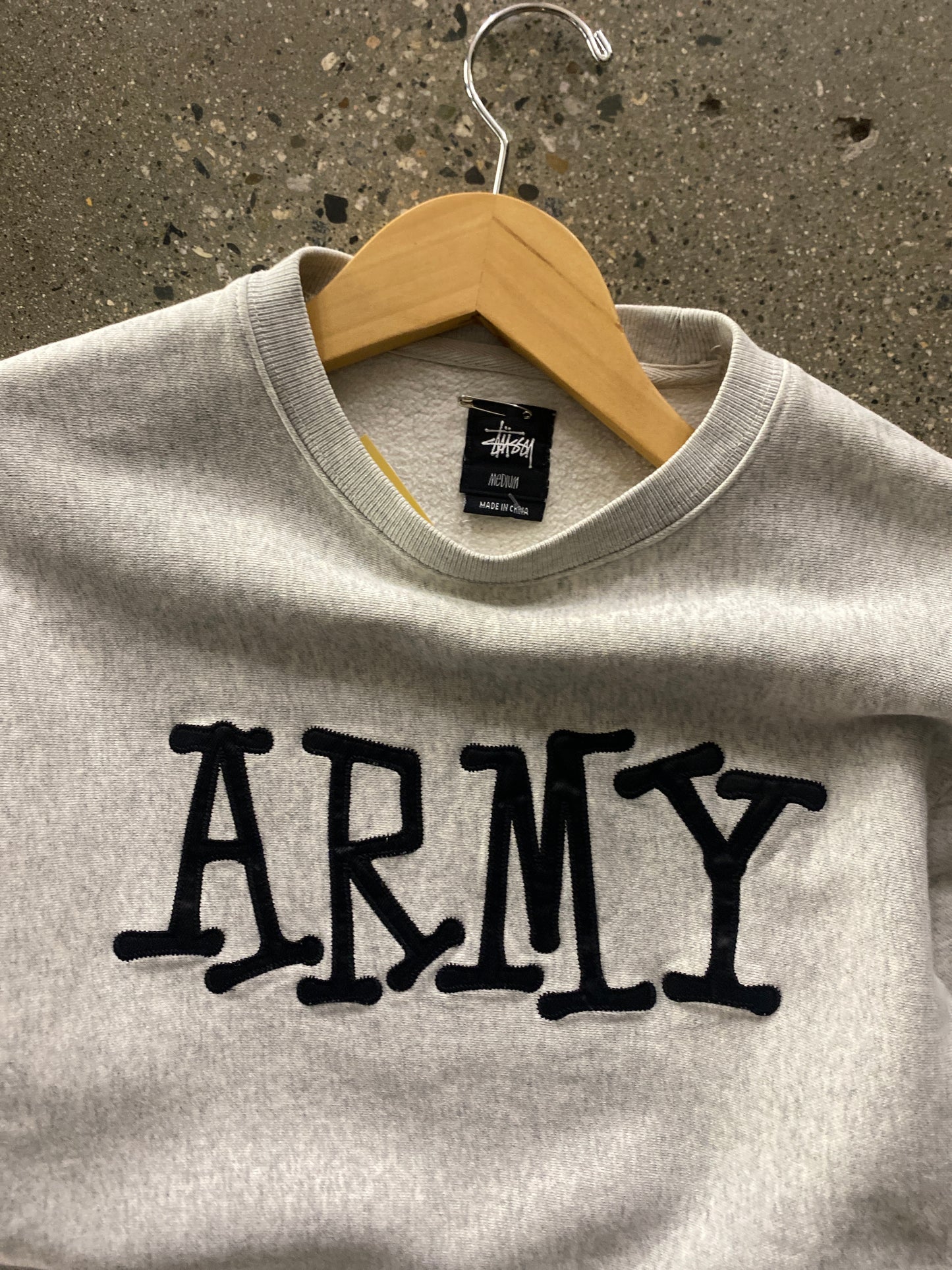 (M) Stussy Vintage Army Crewneck