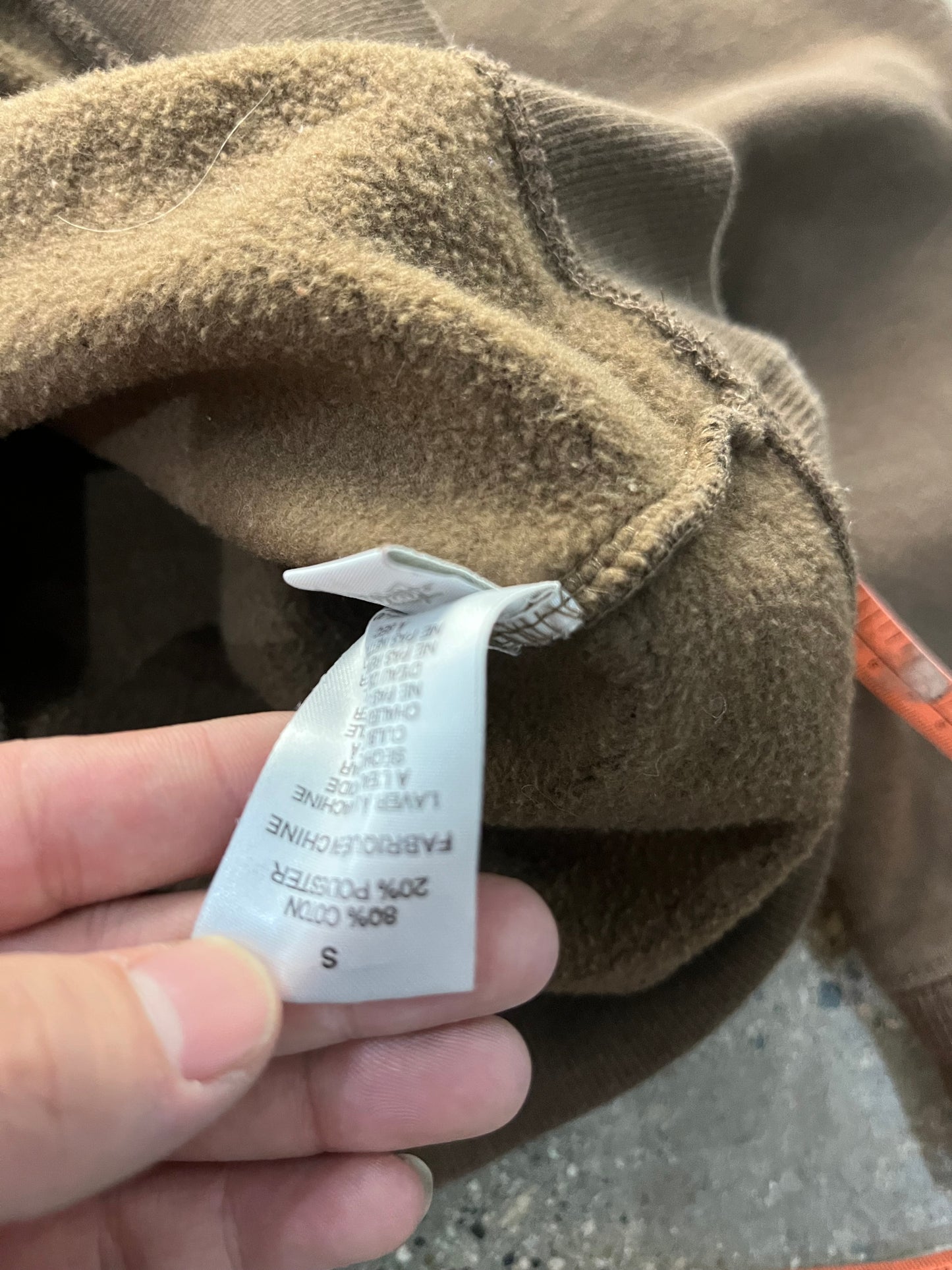 (S) Stussy Brown Script Crewneck