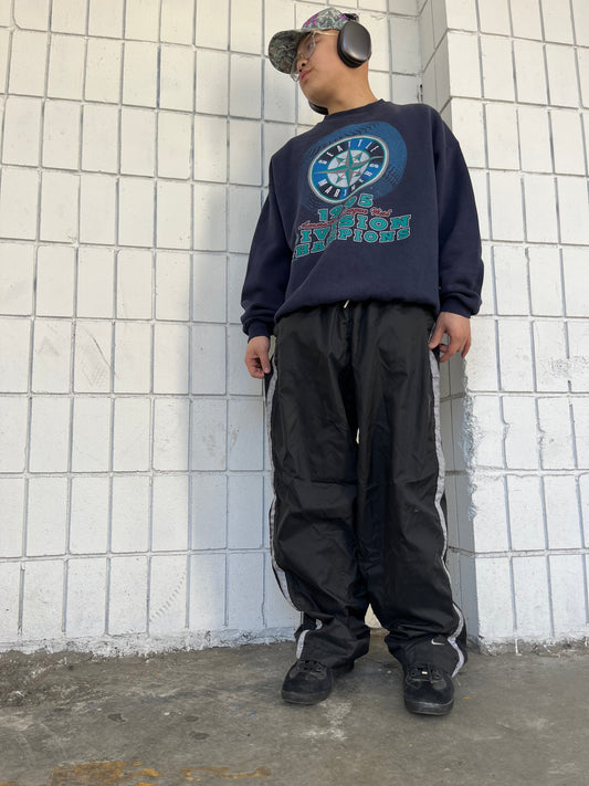 (M) 90’s Nike Ankle Swoosh Windbreaker Pants