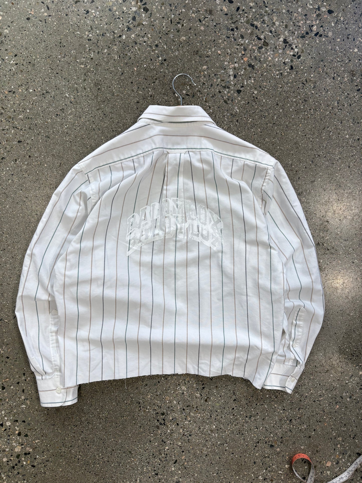 (M) Baldy 1/1 Button up Cropped shirt