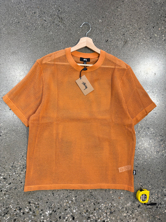 (L) Stussy Mesh Cotton Tee