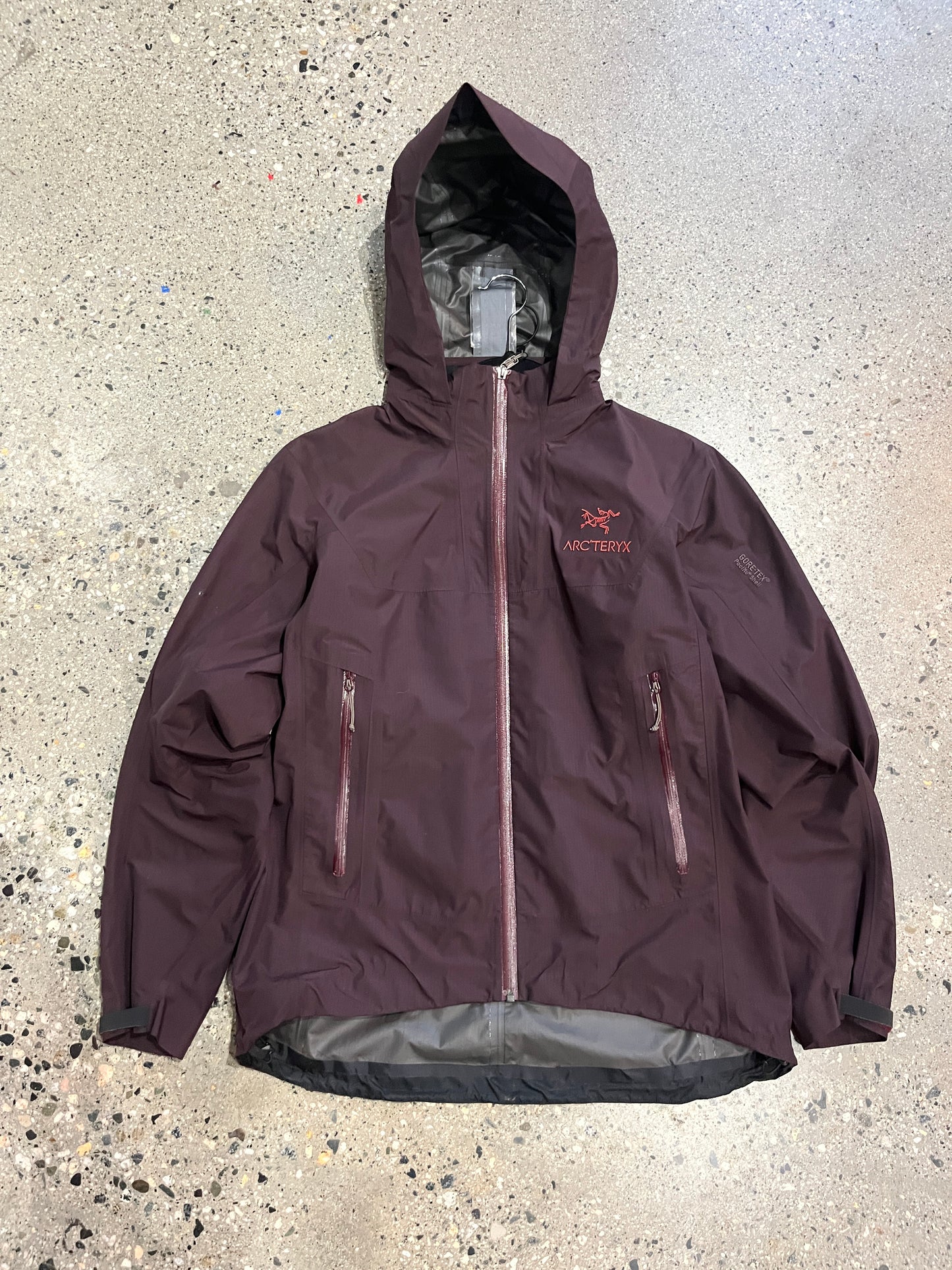 (Womens M / Mens S) Arcteryx Brown Paclite Goretex Shell