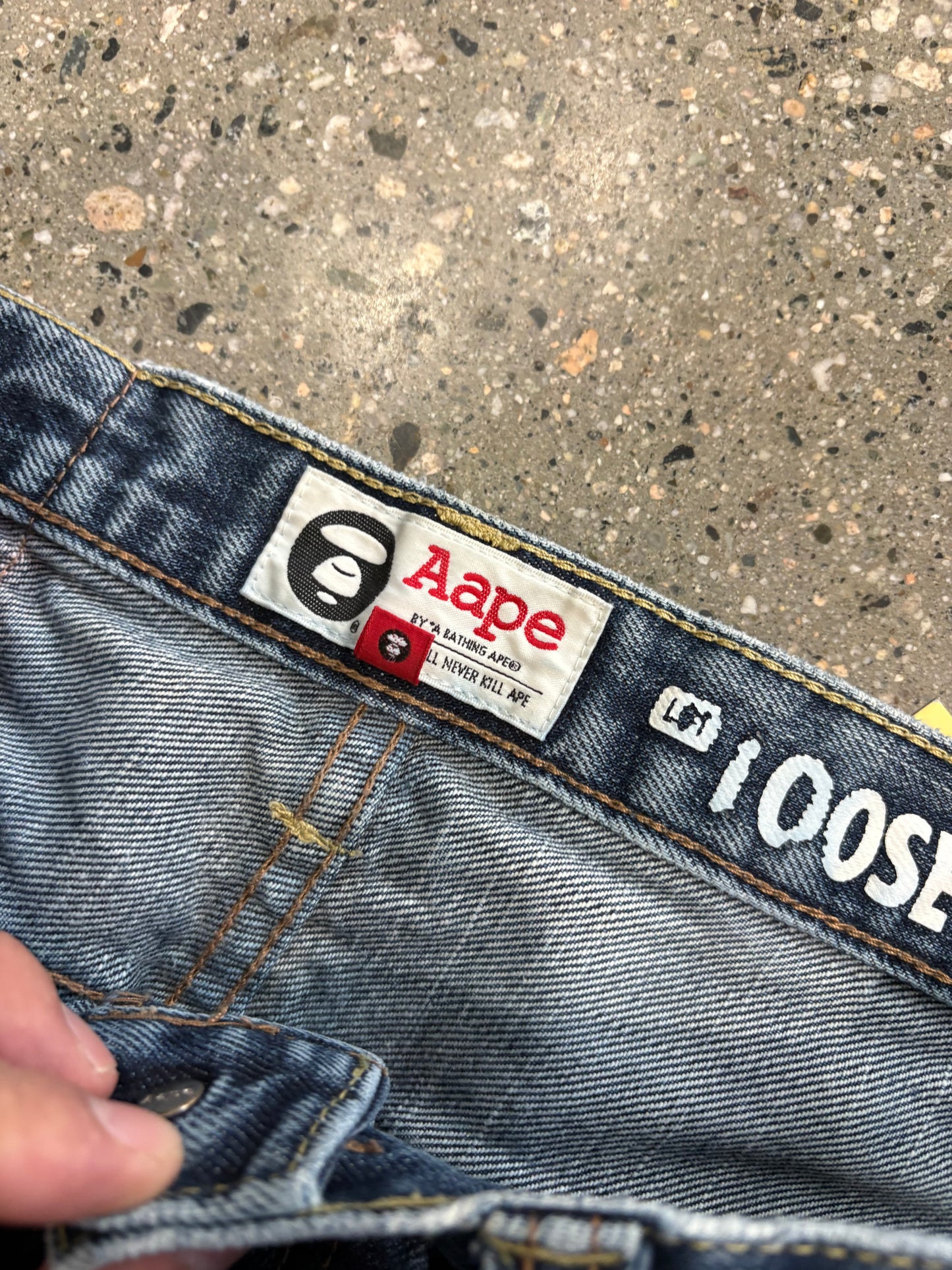30” AAPE Jeans