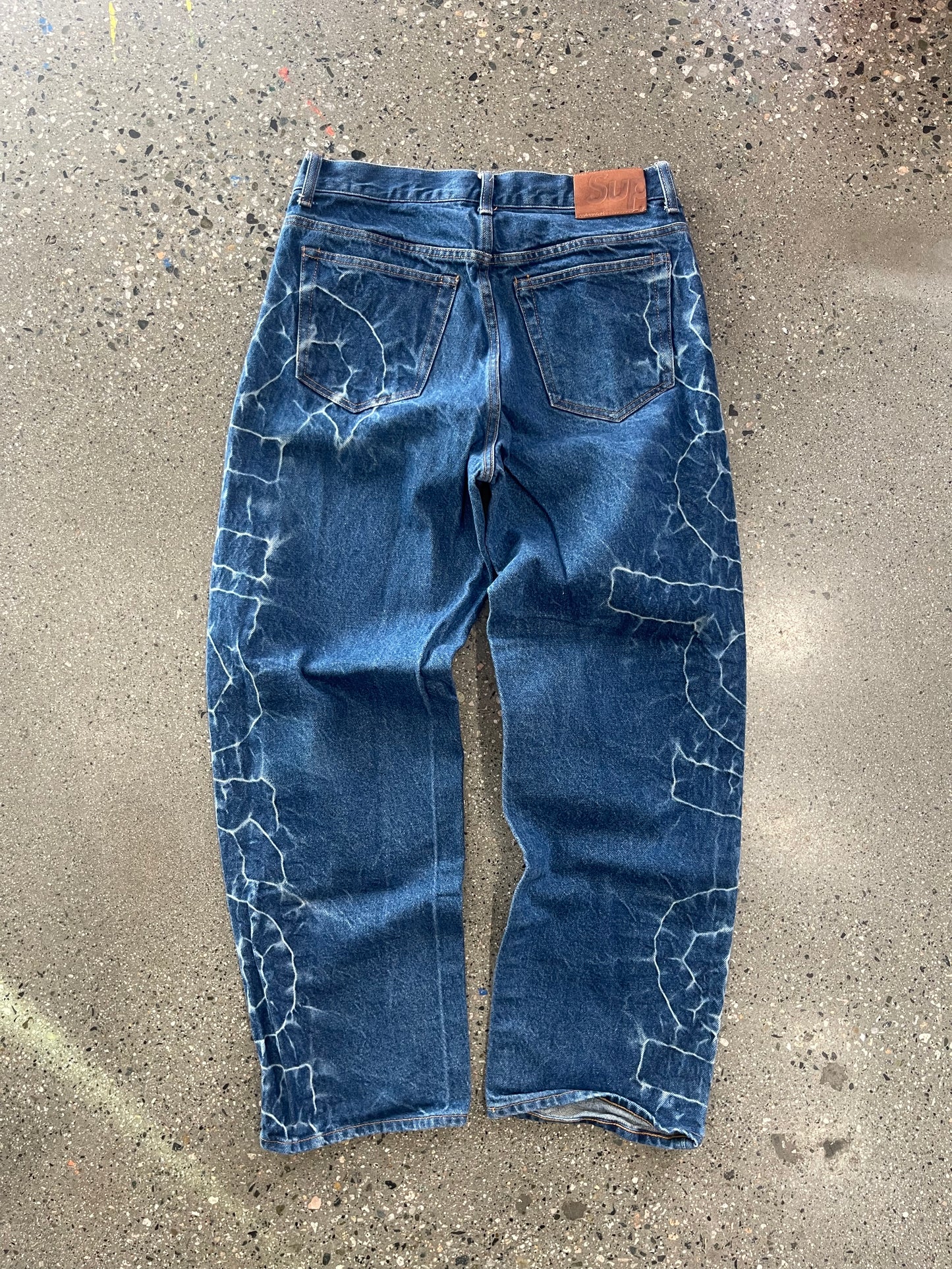 (30”) Supreme Shibori Loose Fit Jean