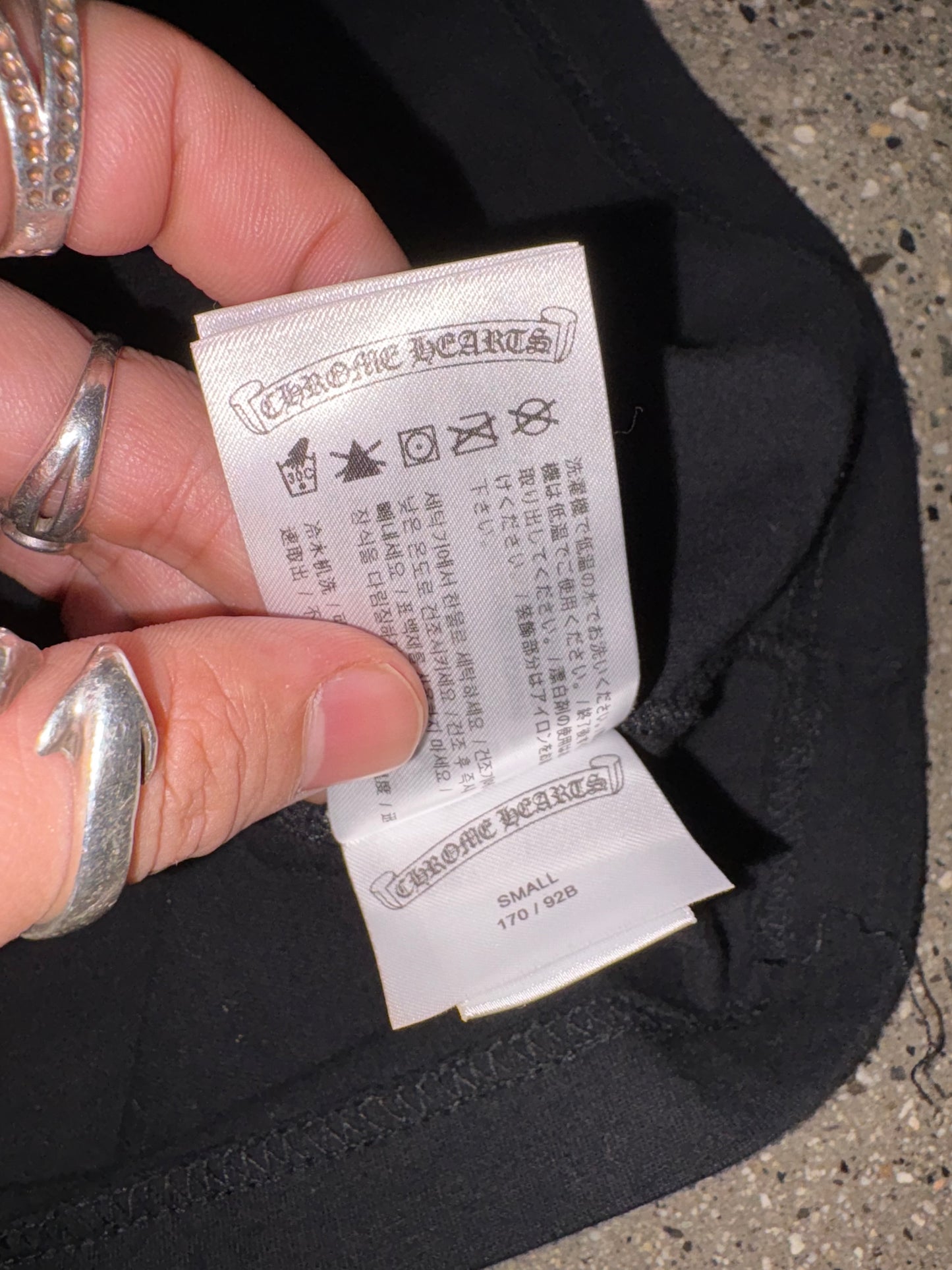 (S) Chrome Hearts Script Longsleeve