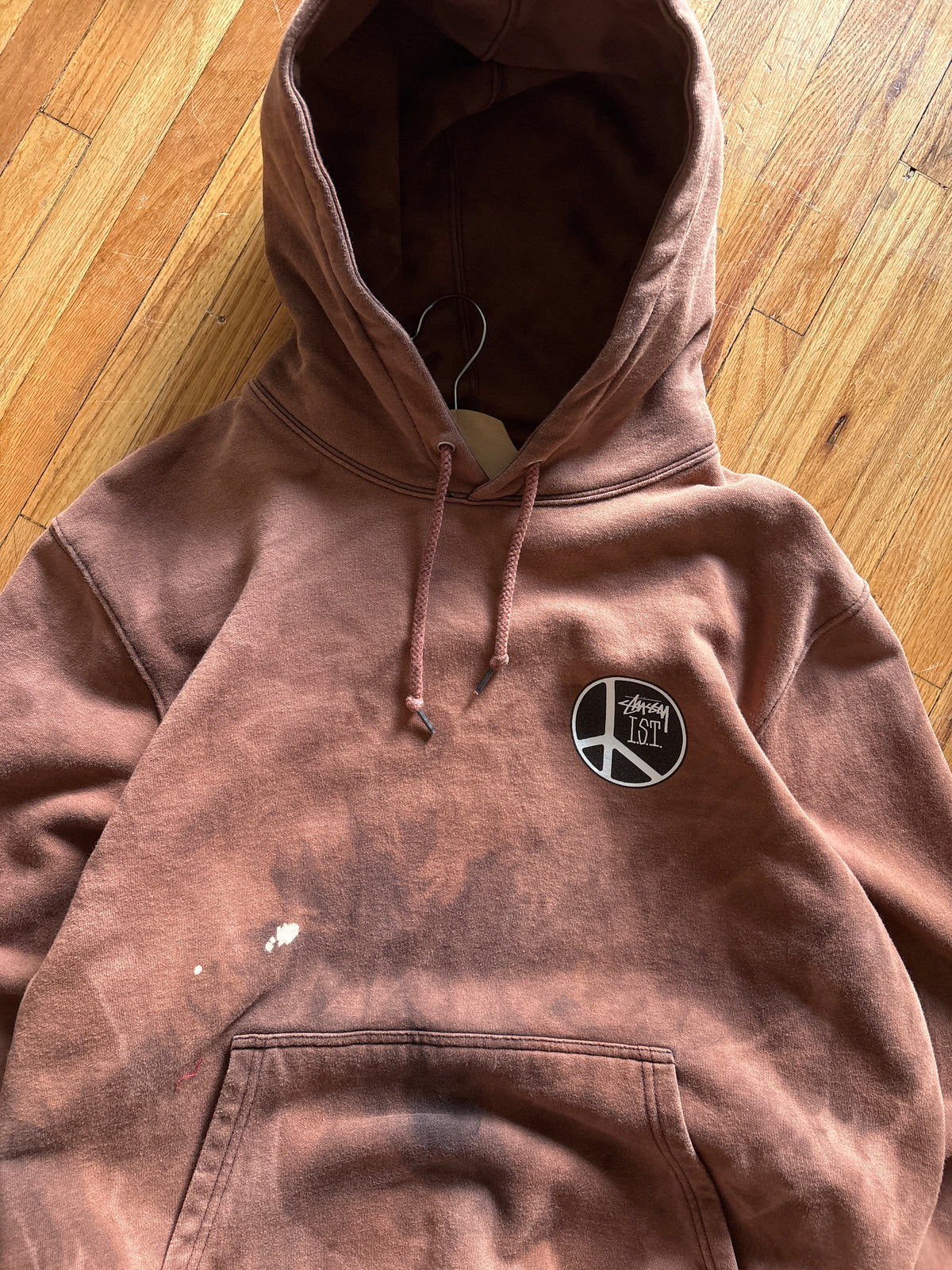 (L) Stussy Brown IST Hoodie