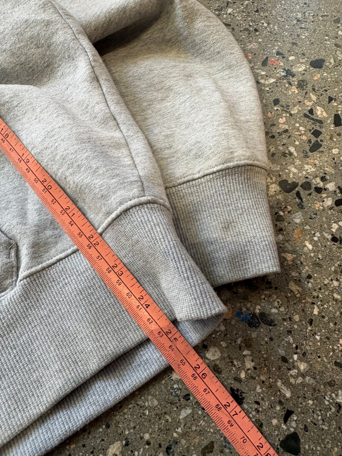 True Religion Grey Zip Up Hoodie