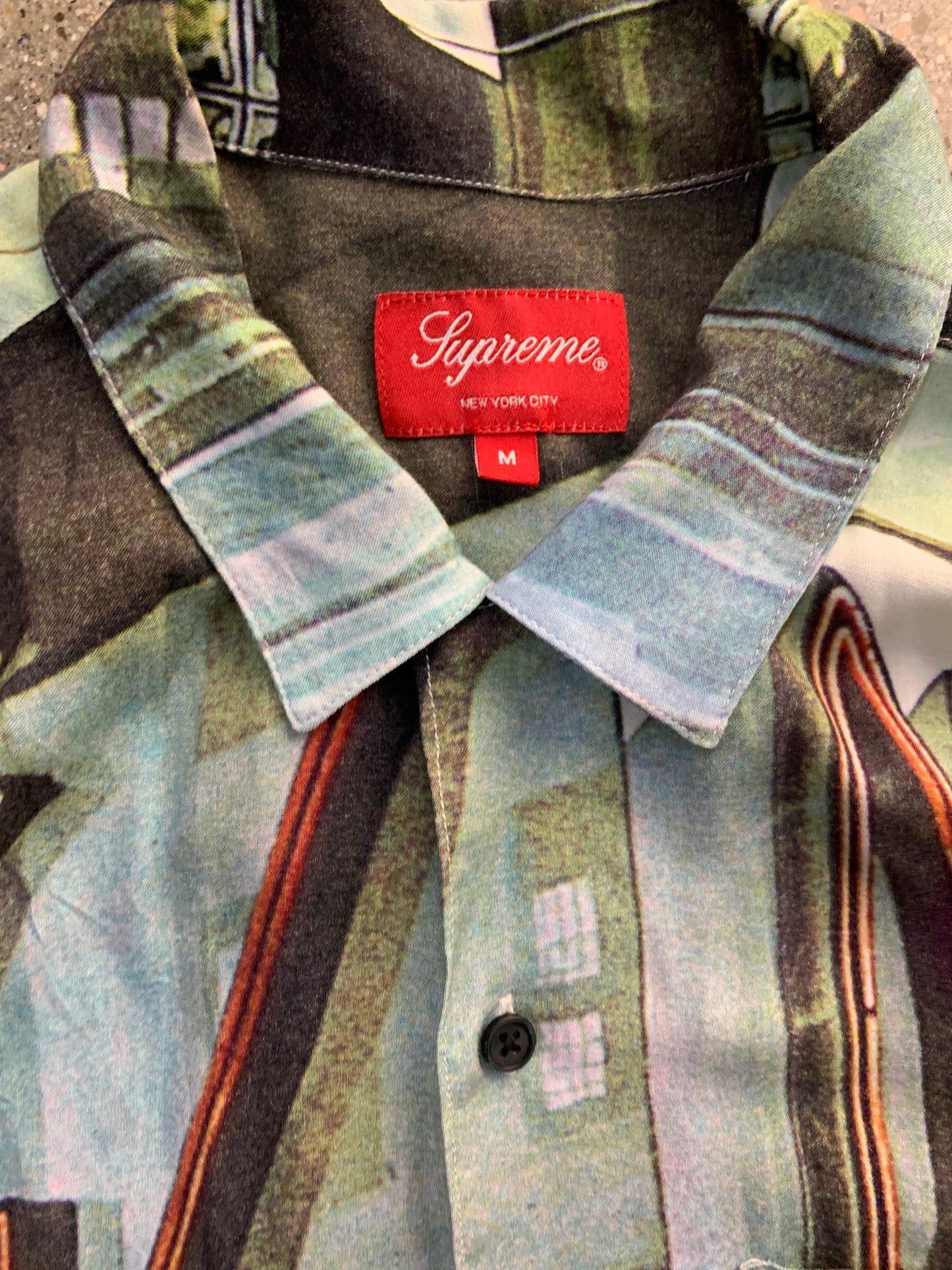 (M) Supreme Drugs Rayon Shirt