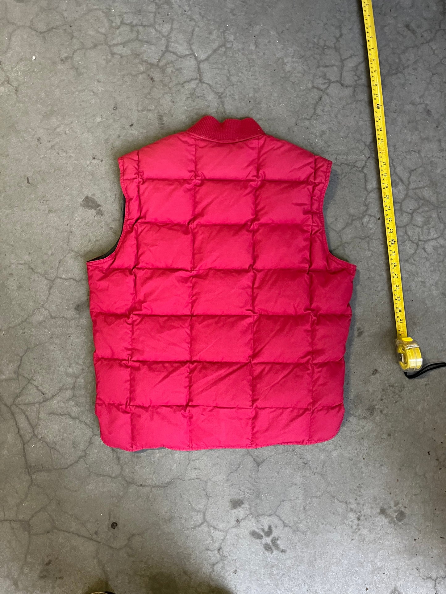 (M) 90s Eddie Bauer Nylon Red Puffer