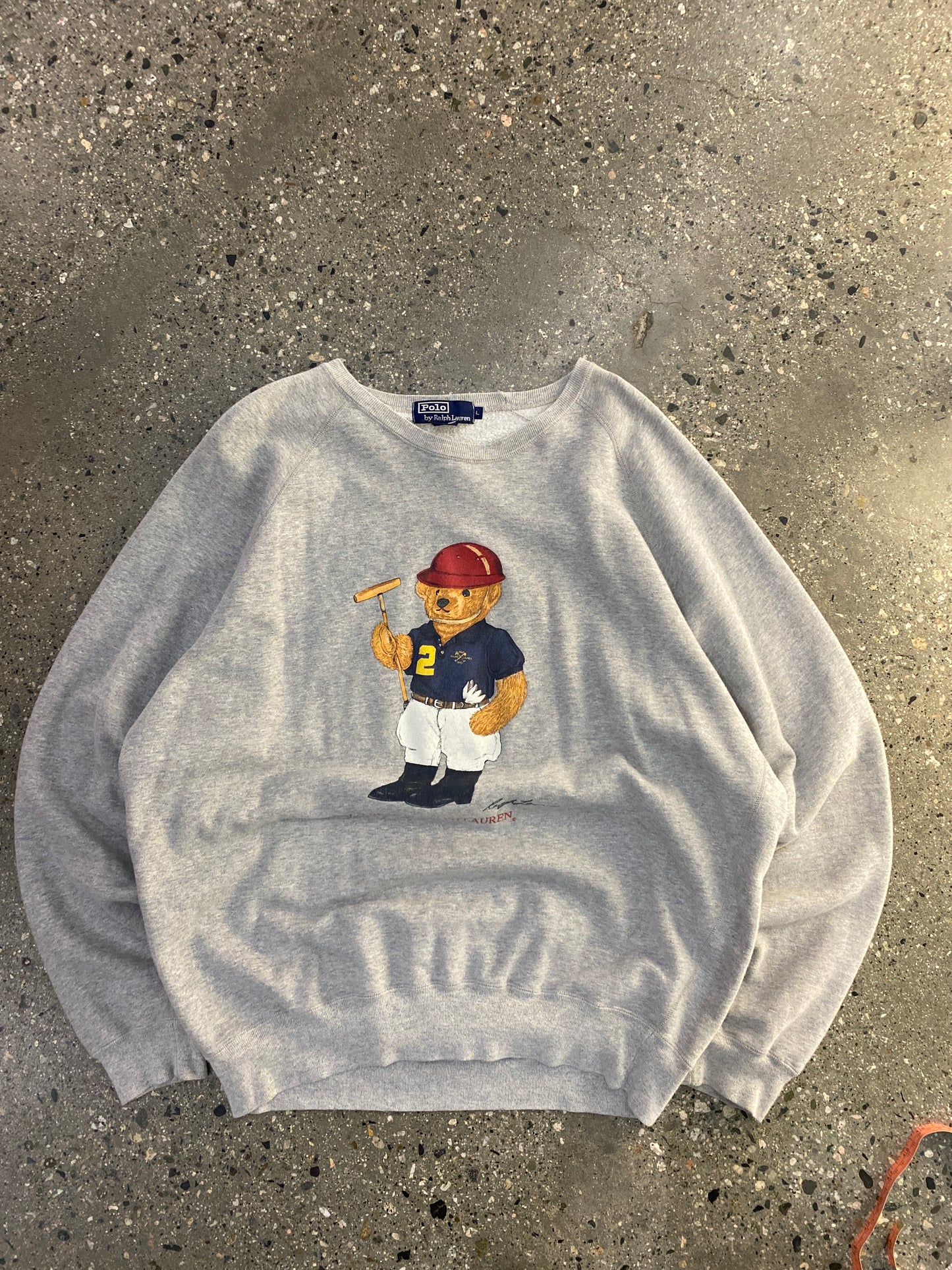 (L/XL) Polo Bear Crewneck