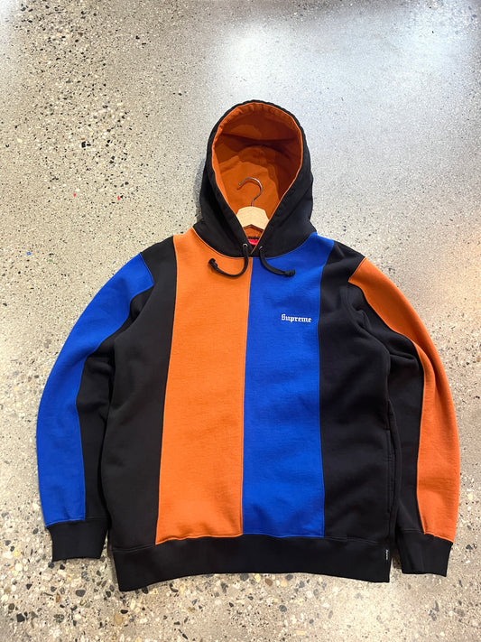 (M) Supreme Tri Color Hoodie FW18