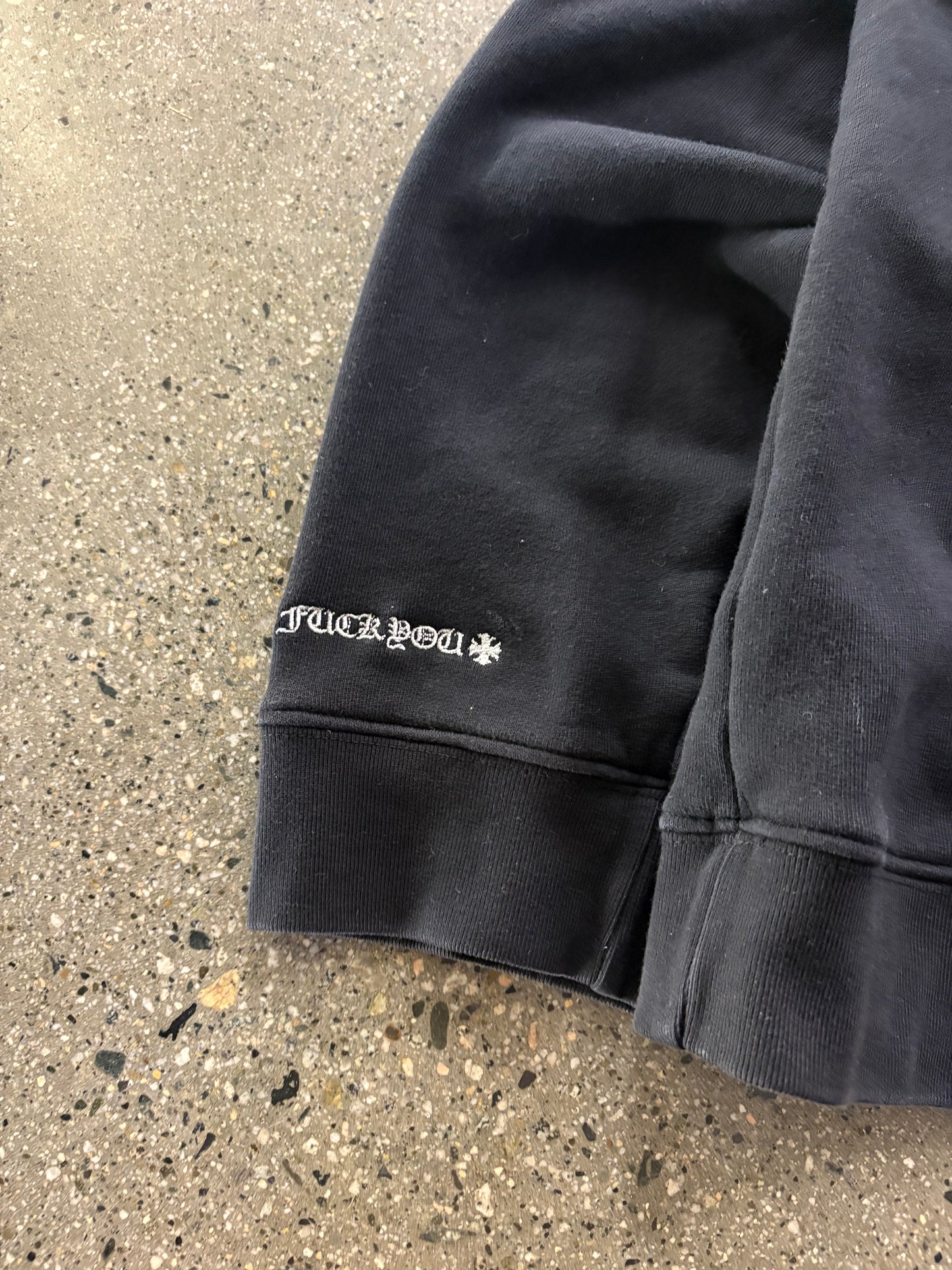 (2XL) Chrome Hearts Scroll  “ f*ck u” Crewneck