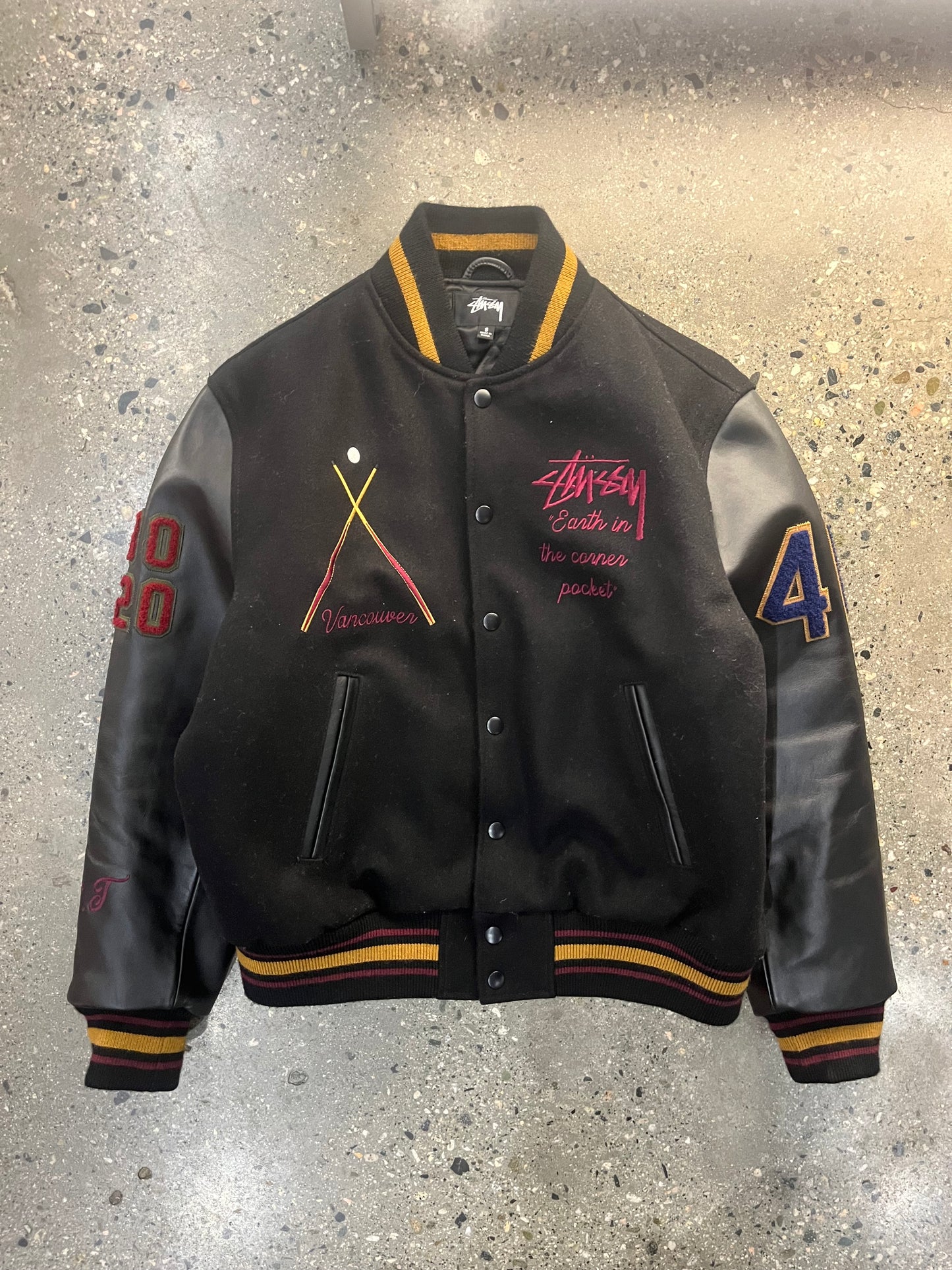 (S) Stussy 40th Anniversary Rare Varsity