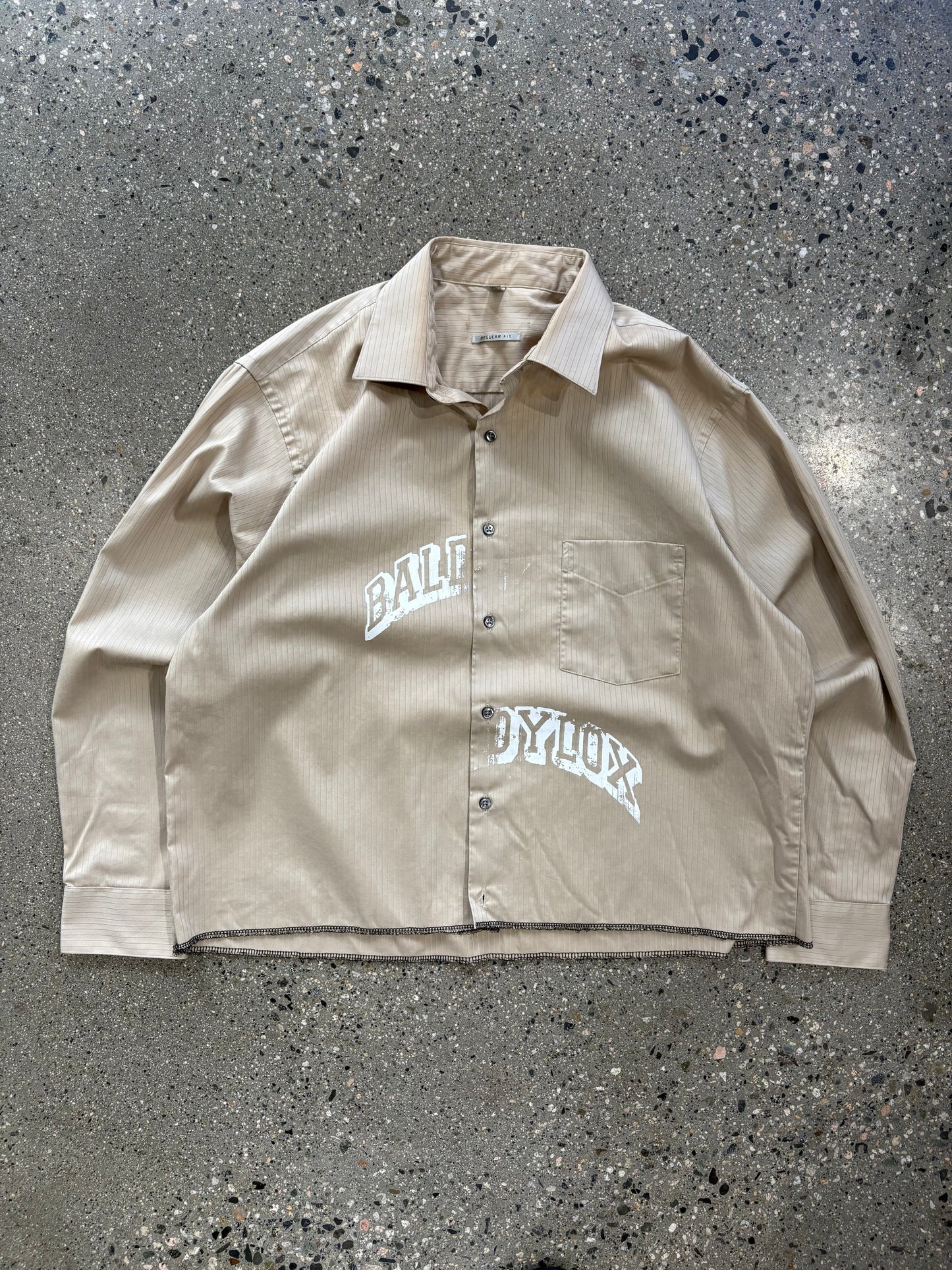 (L/XL) Baldy 1/1 Cropped Button up