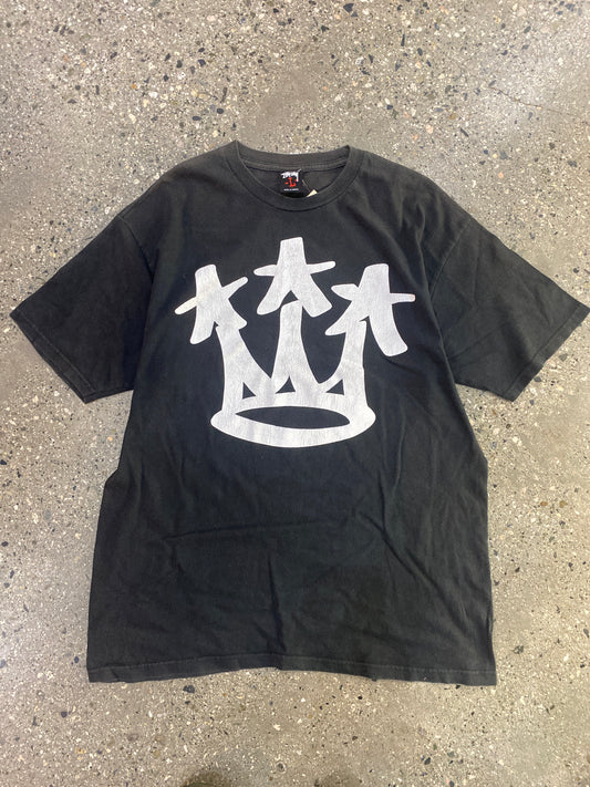 (L) Late 2000s Stussy x Eric Haze Colab Tee