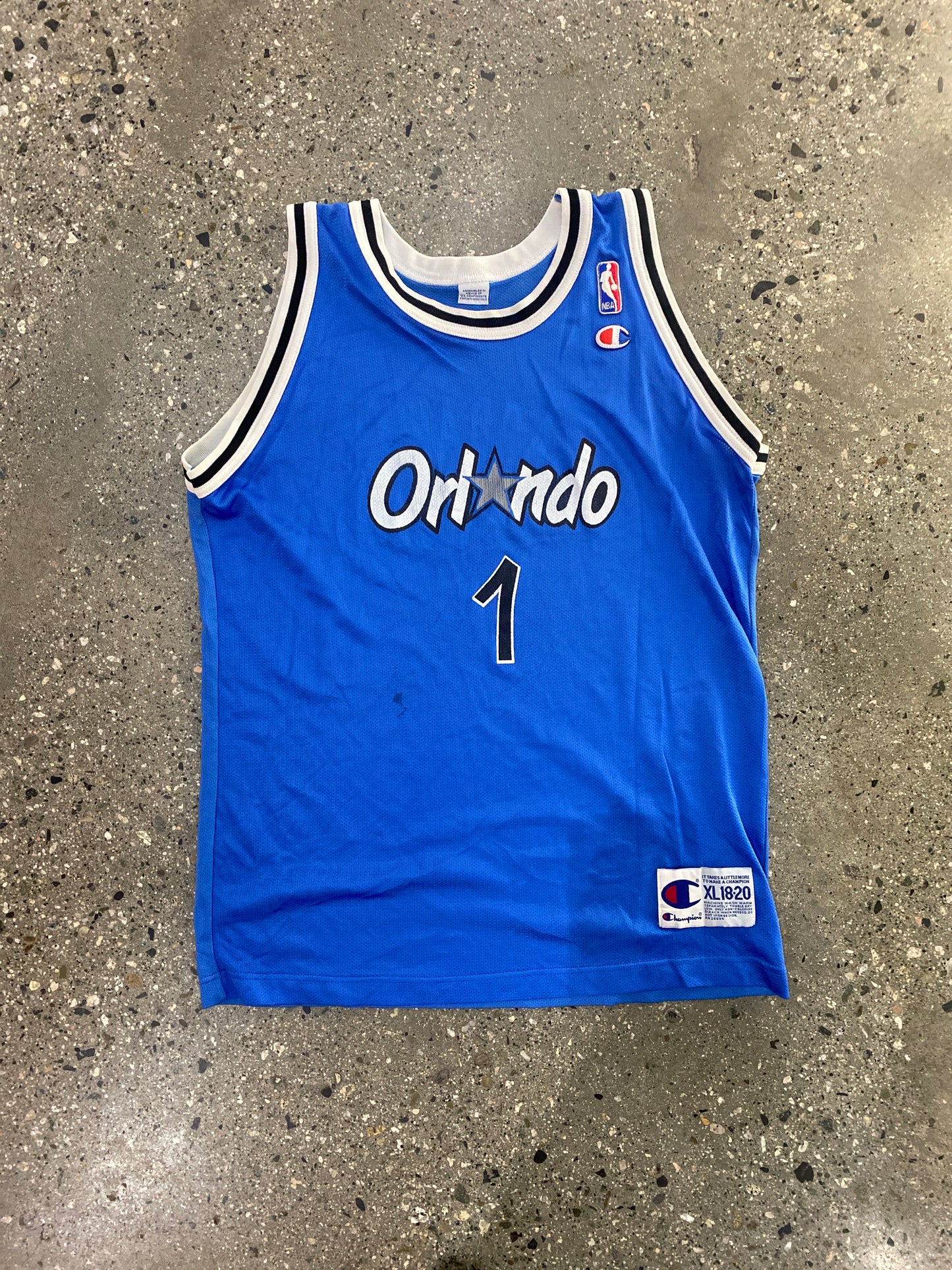 (Yth XL/ Mens M) 90s Orlando Magic Penny Jersey