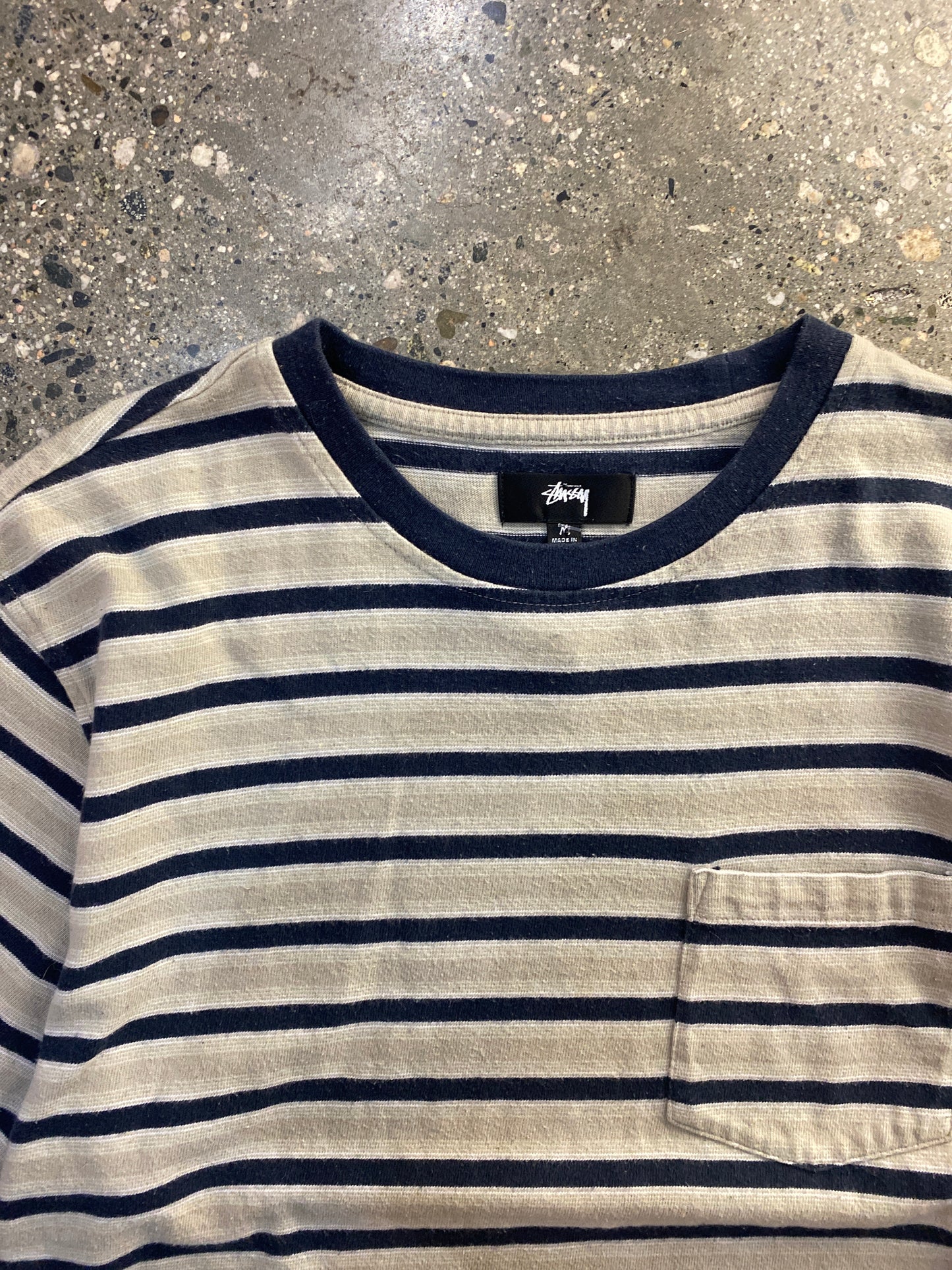 (M/L) Stussy Striped Tee