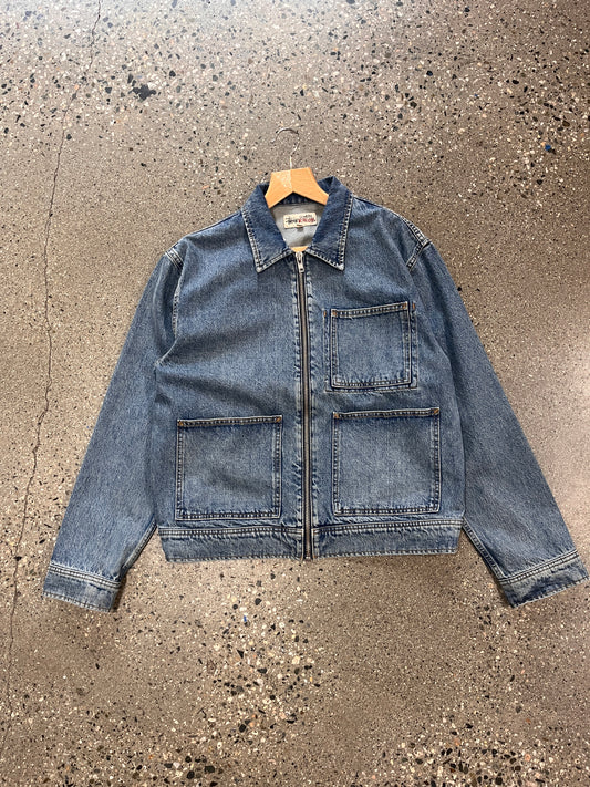 (M) Stussy Work Jacket Denim