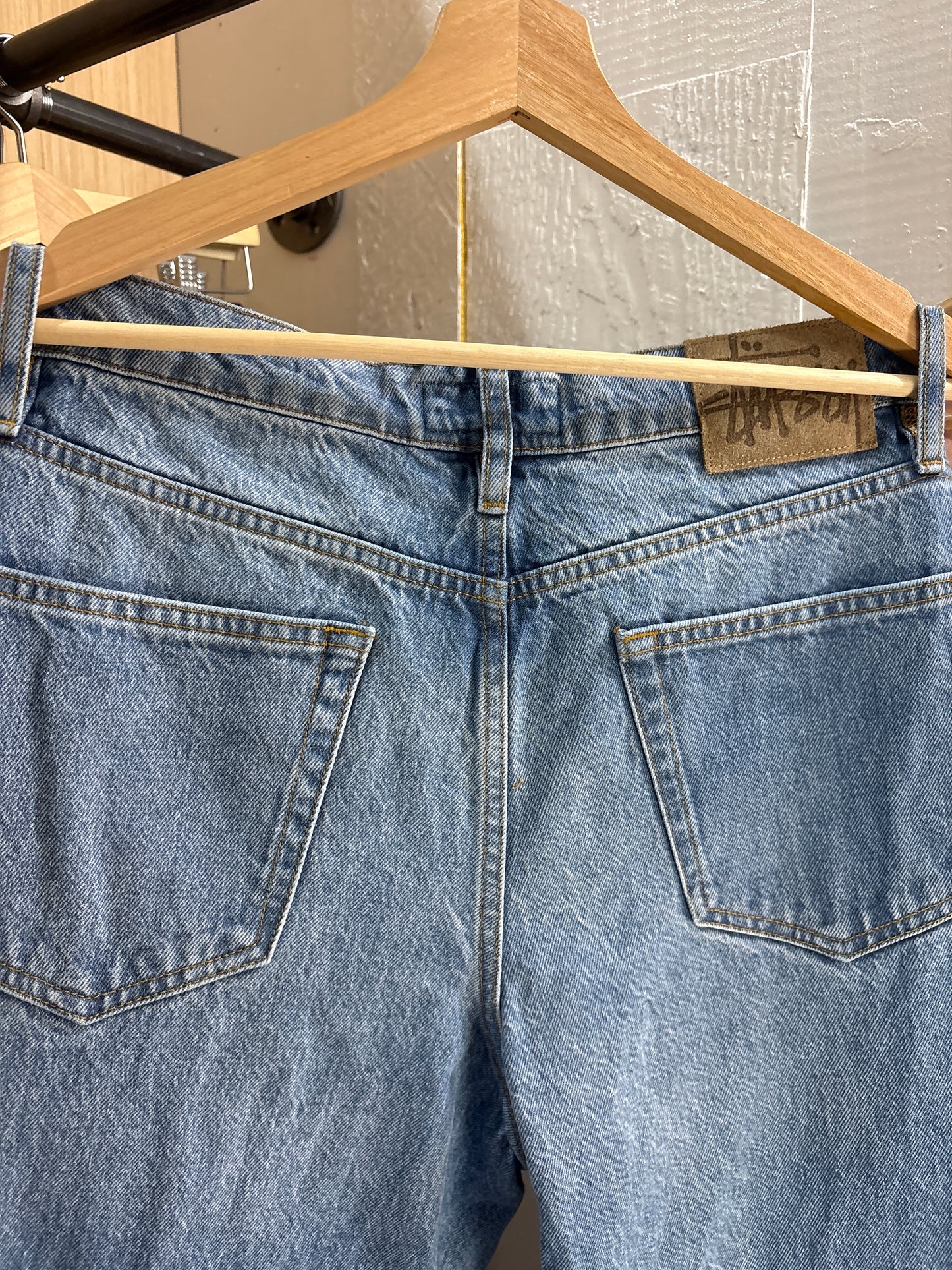 (28”) Stussy Blue Big Ol Denim