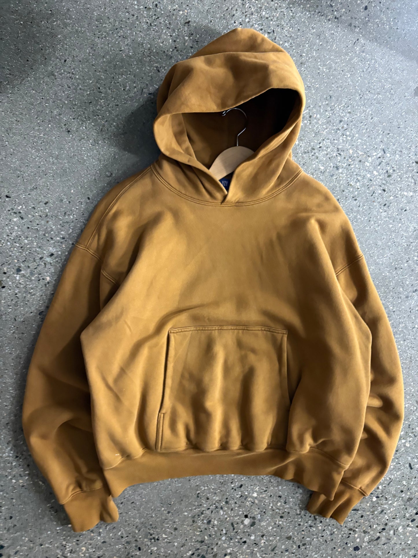 (L) YZY x Gap Mustard Perfect Hoodie 450 GSM Heavy weight