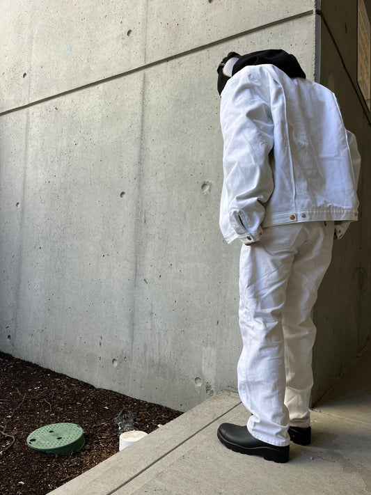 (30”) Marithe Francois Girbaud White Denim