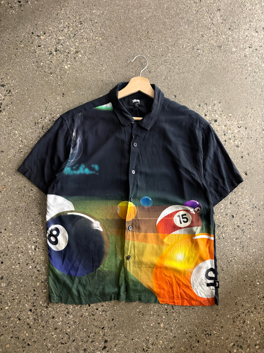 (M) Stussy Pool Hall Button Up