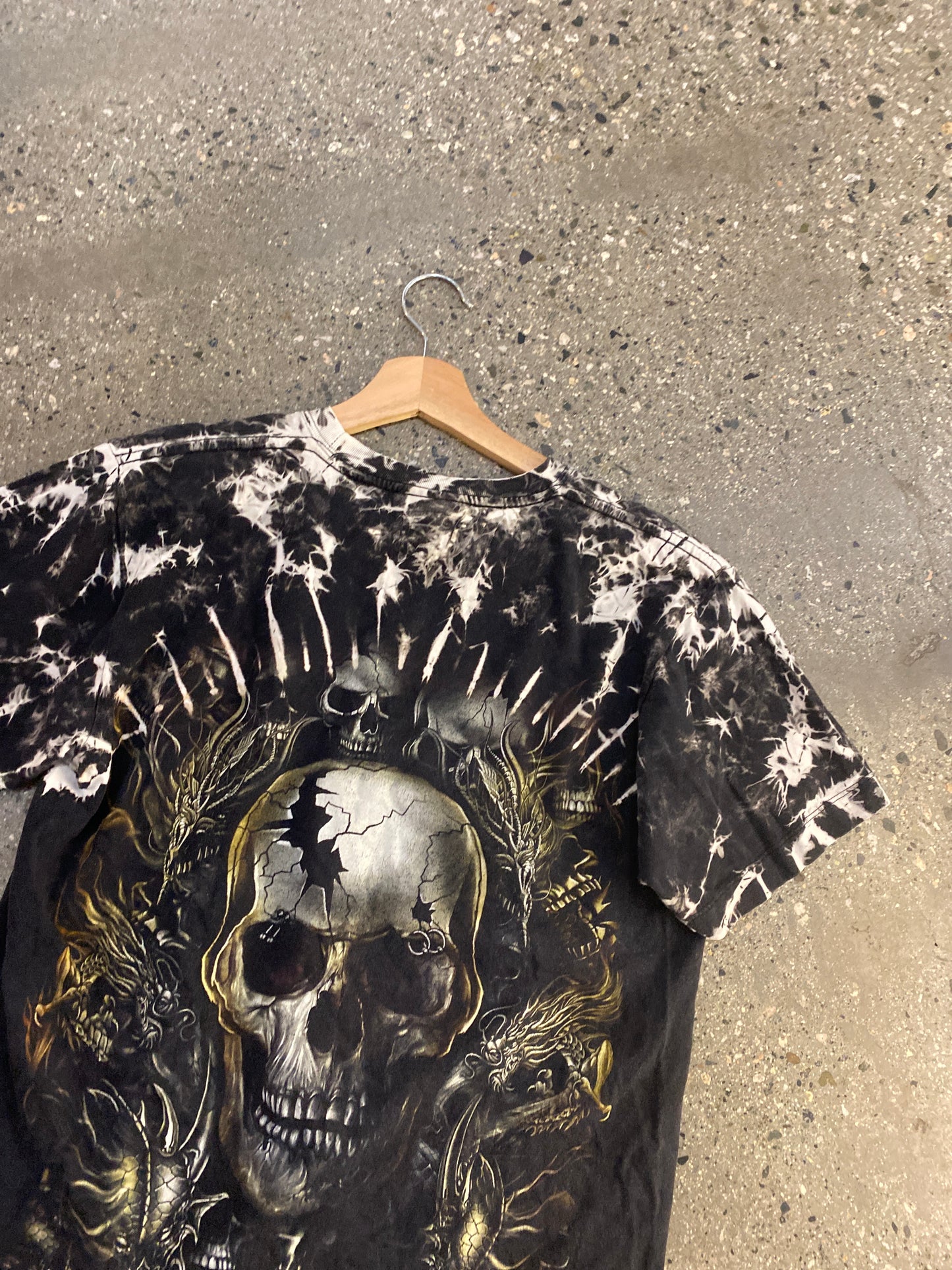 (M/L) Skull AOP tee