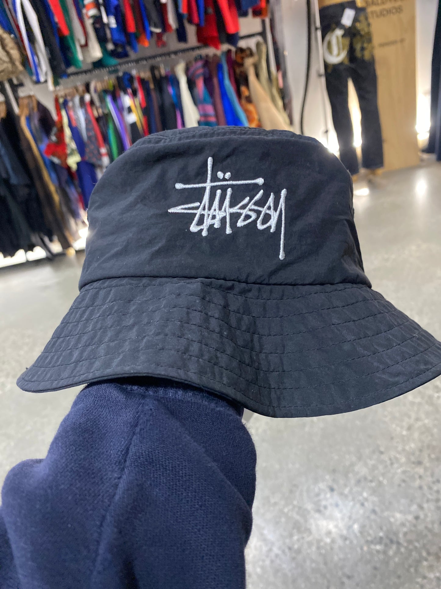 (OS) Stussy Black Bucket