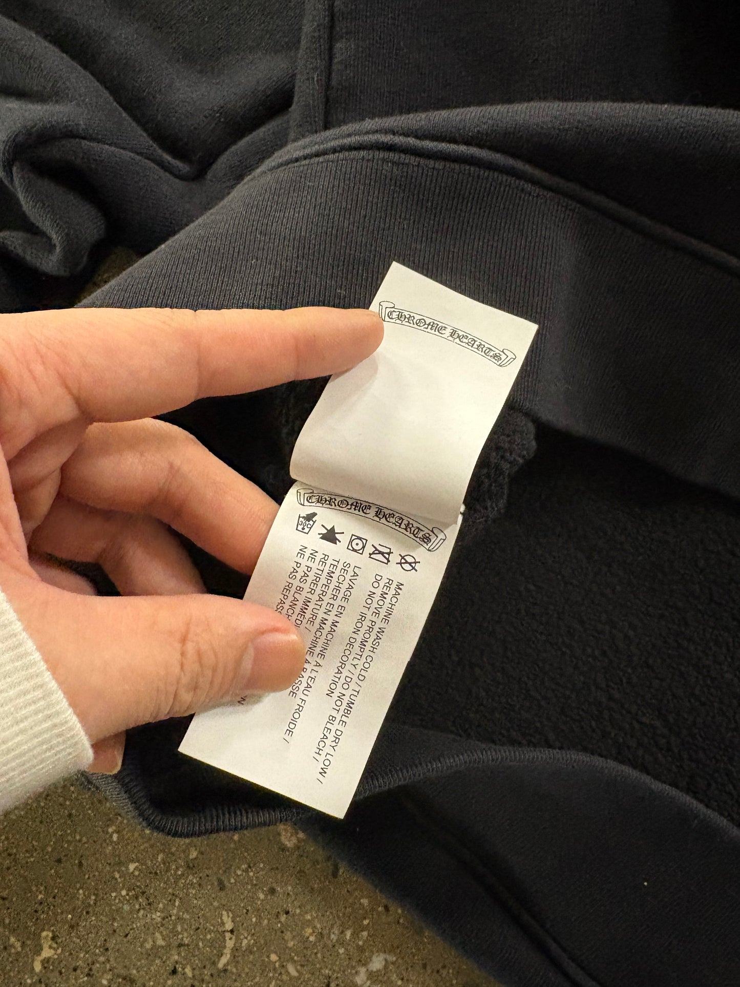 (2XL) Chrome Hearts Scroll  “ f*ck u” Crewneck