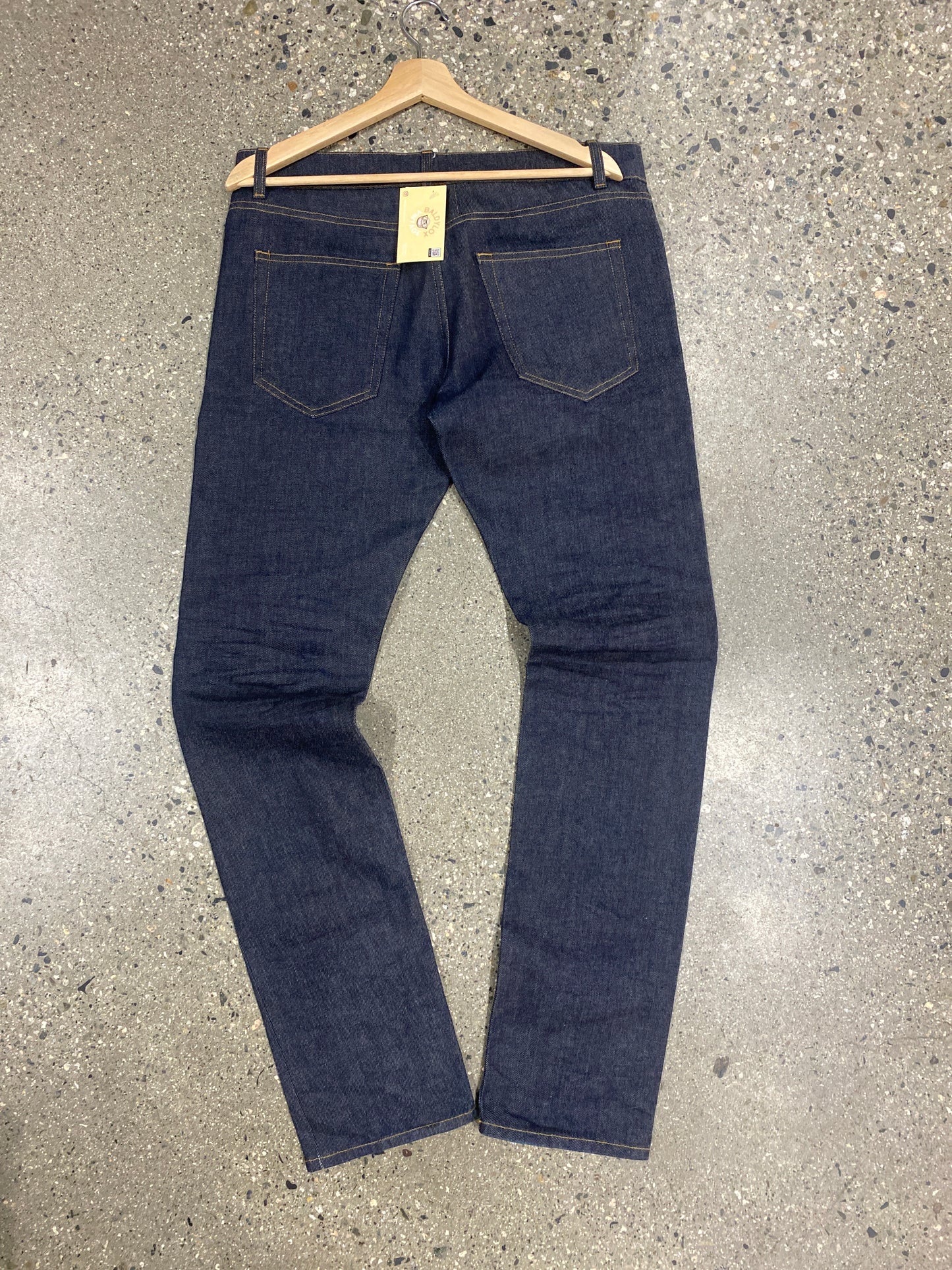 (36”) Saint Laurent Raw Jeans