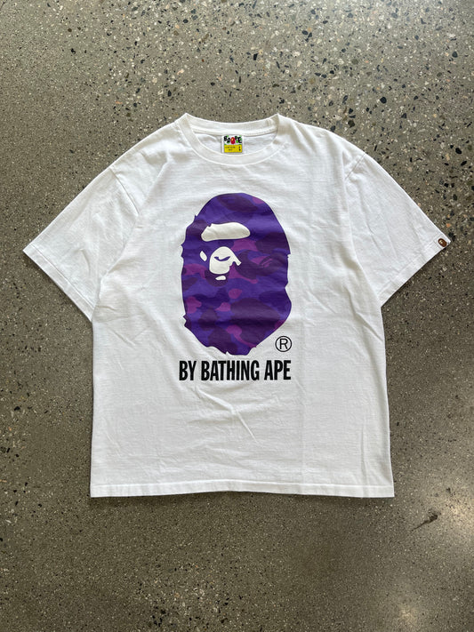 (L) Bape Purple Head Tee