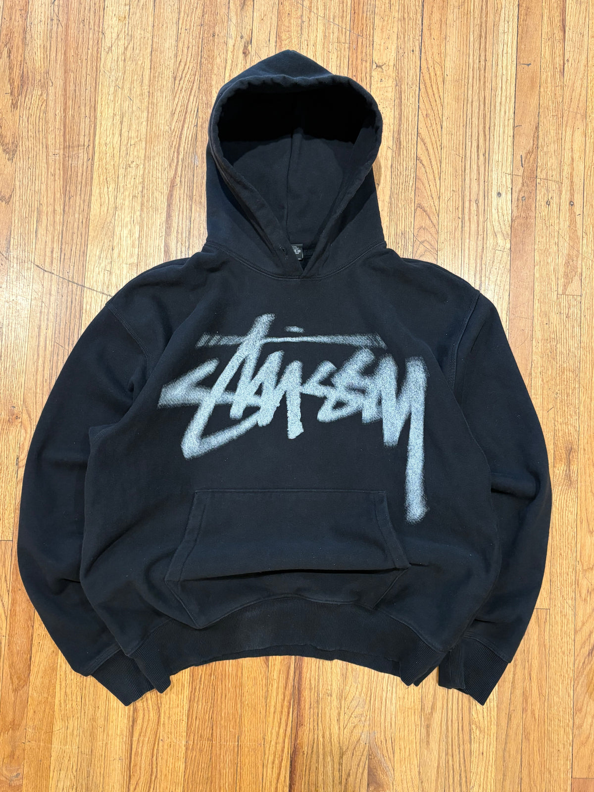 (L) Stussy Heavy Cotton Motion Blur Hoodie