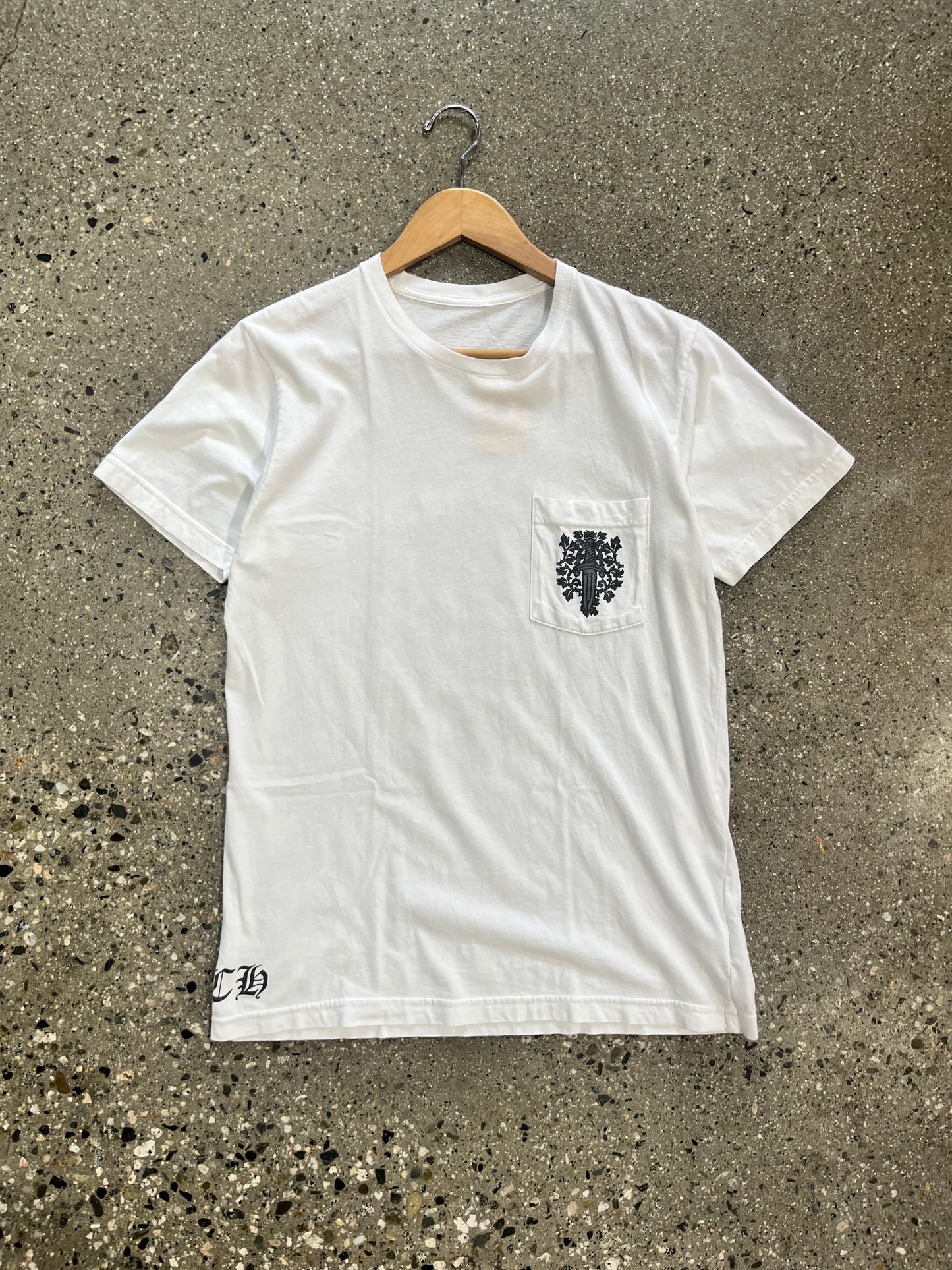 (M) Chrome Hearts White Dagger Tee